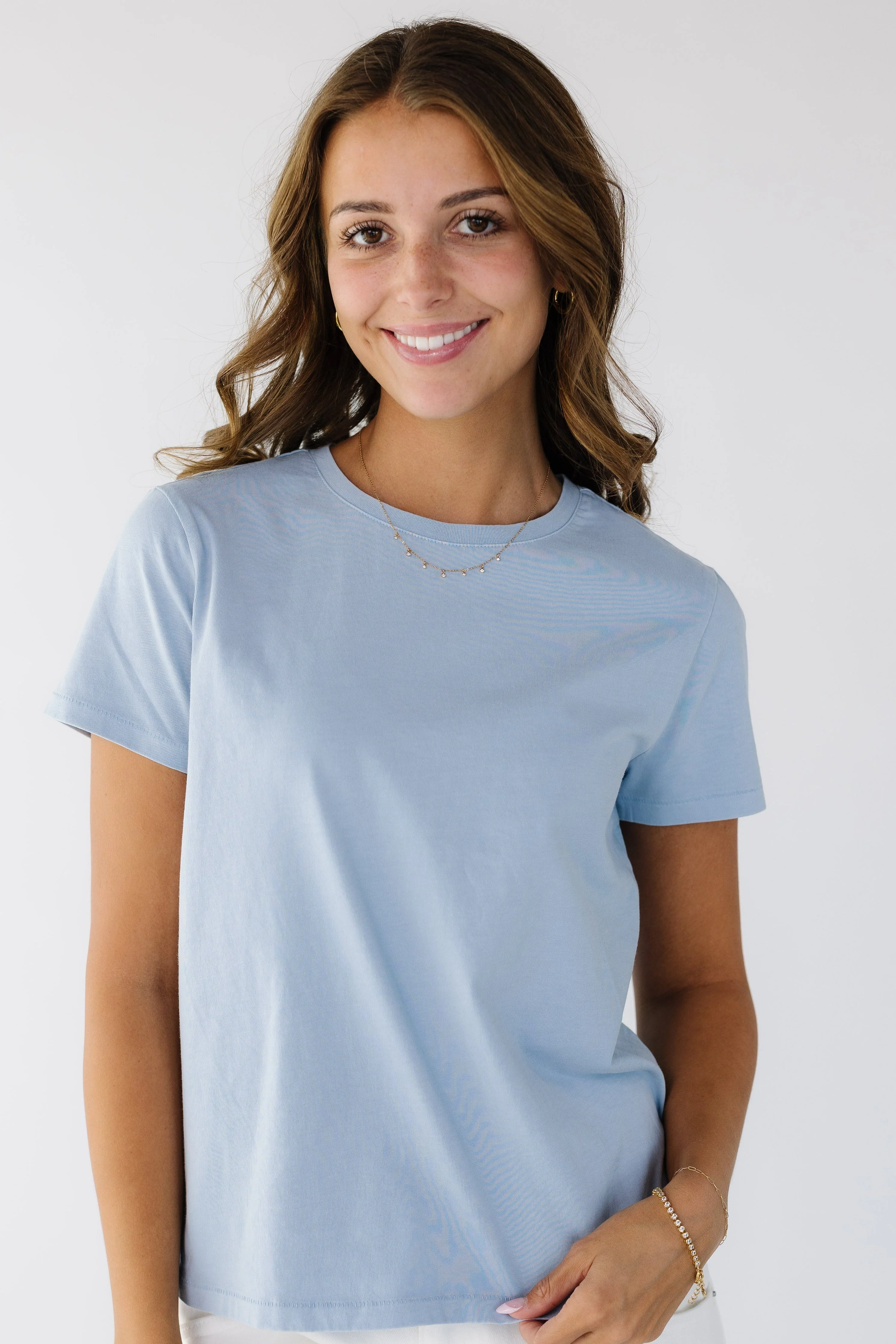 Asher Tee - Powder Blue - Image 2