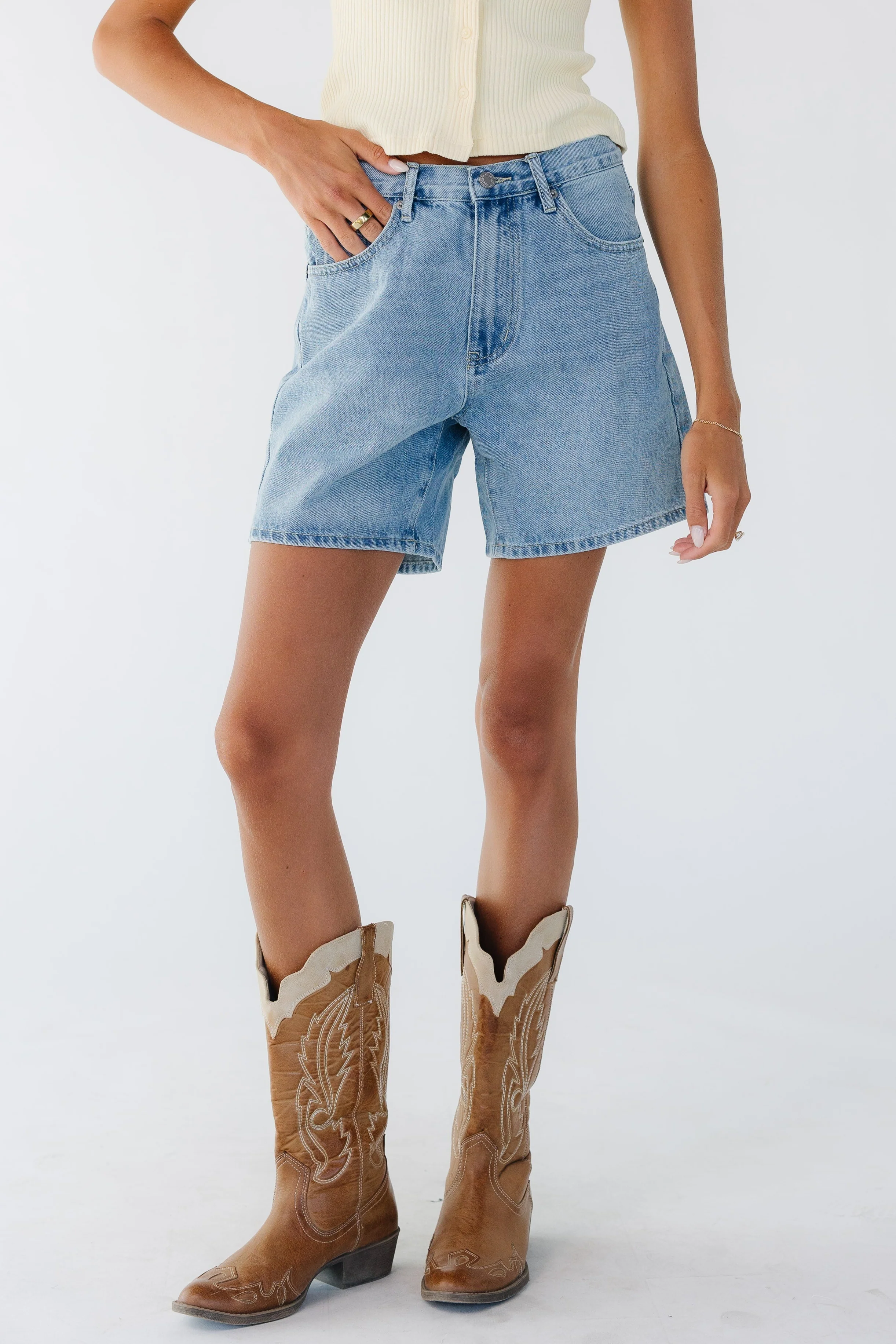 Mile High Denim Shorts - Image 3
