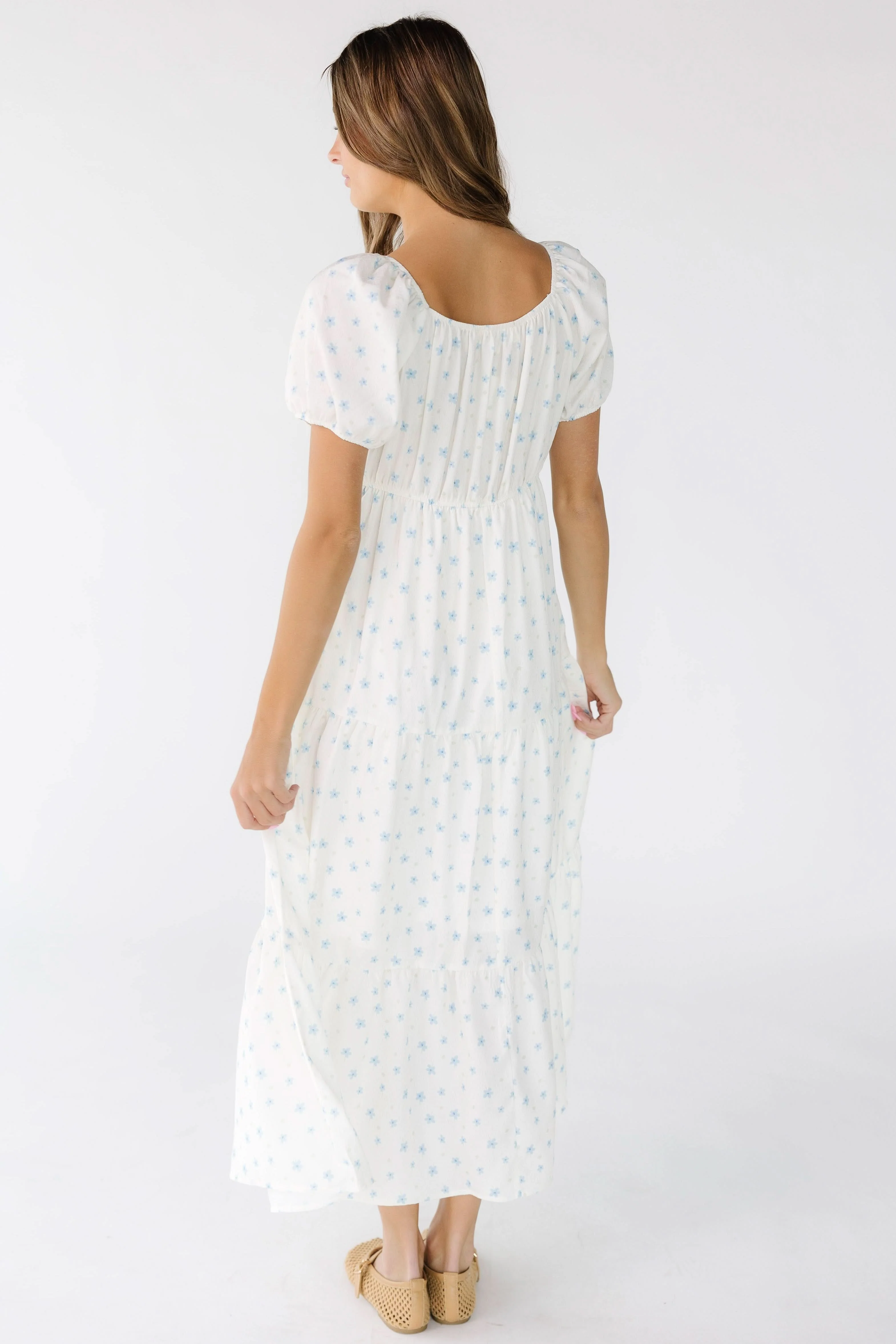 Brass & Roe The Amaira Midi Dress - White - Image 6
