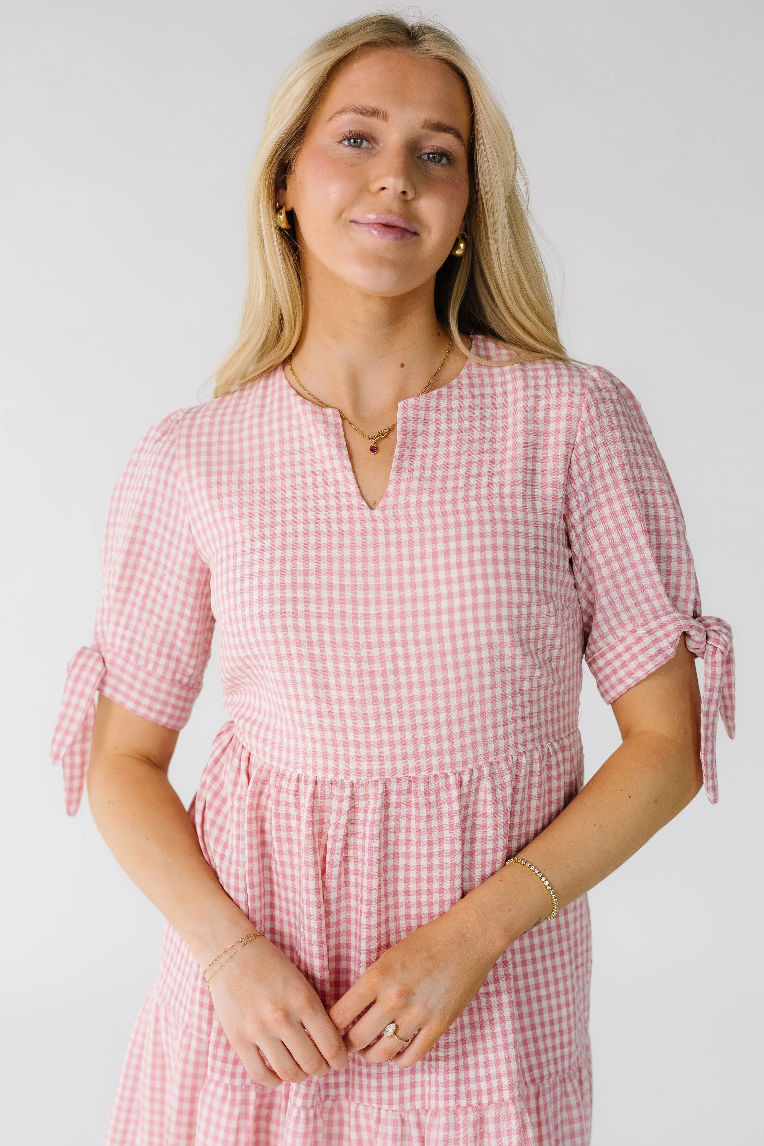 Brass & Roe Claire Tie Sleeve Dress - Image 4