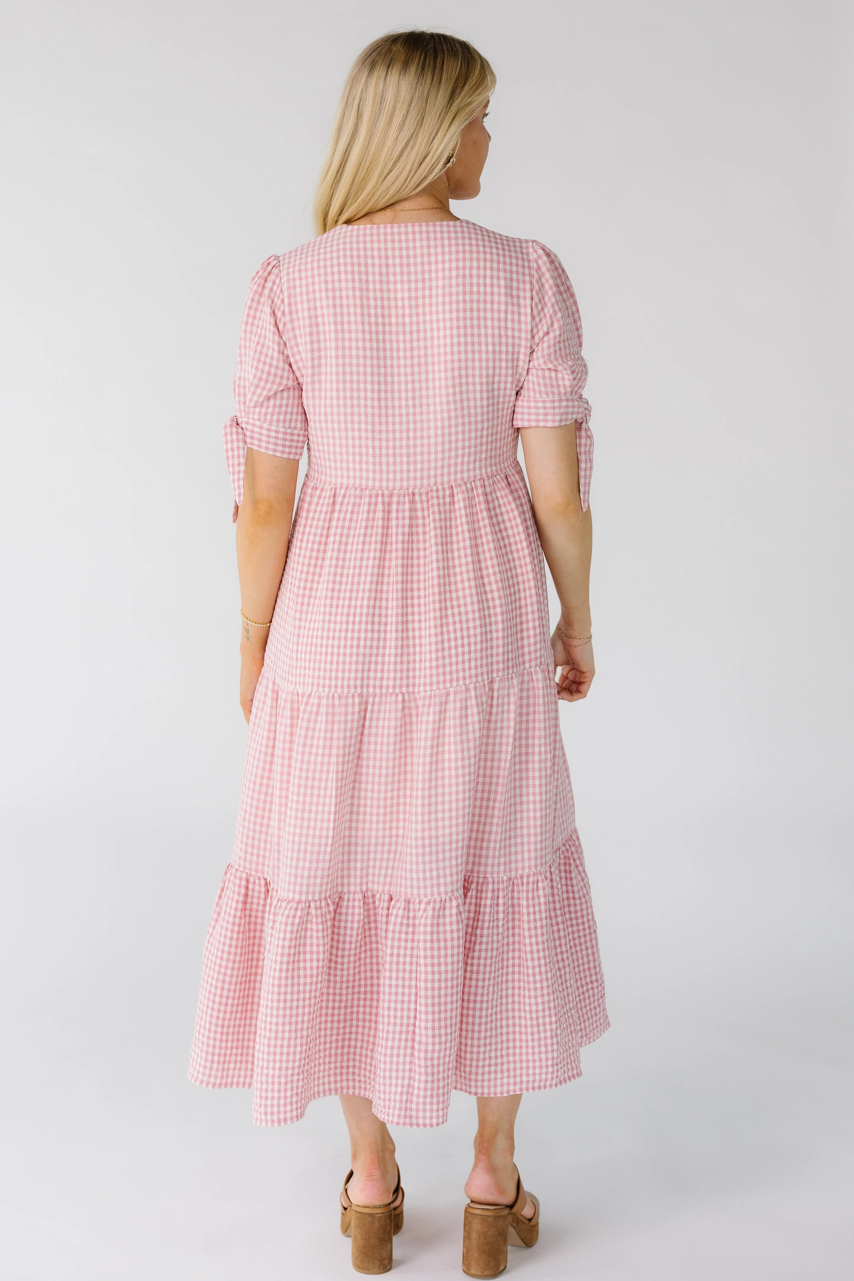 Brass & Roe Claire Tie Sleeve Dress - Image 5