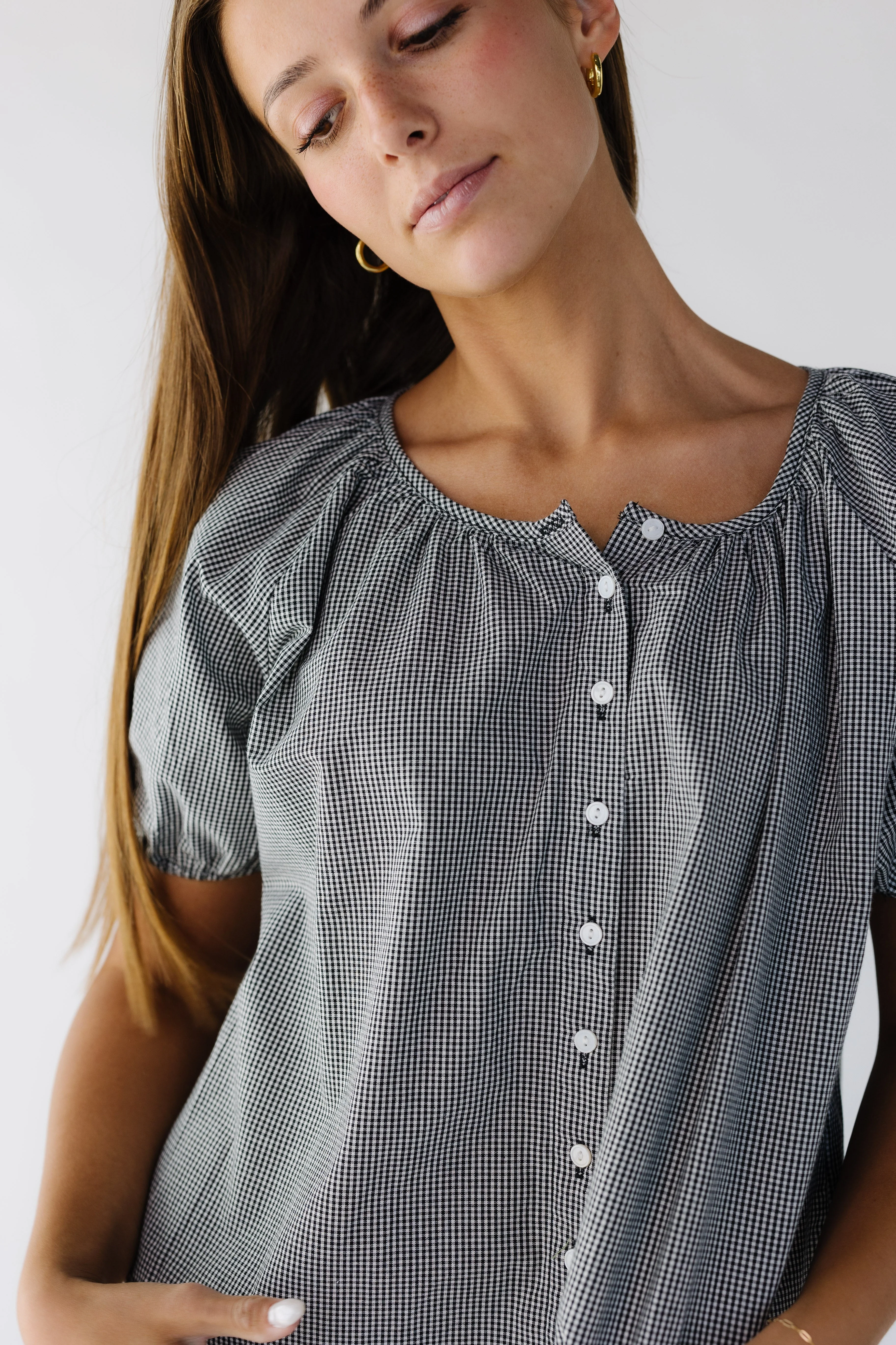 Brass & Roe Bree Textured Top - Image 13