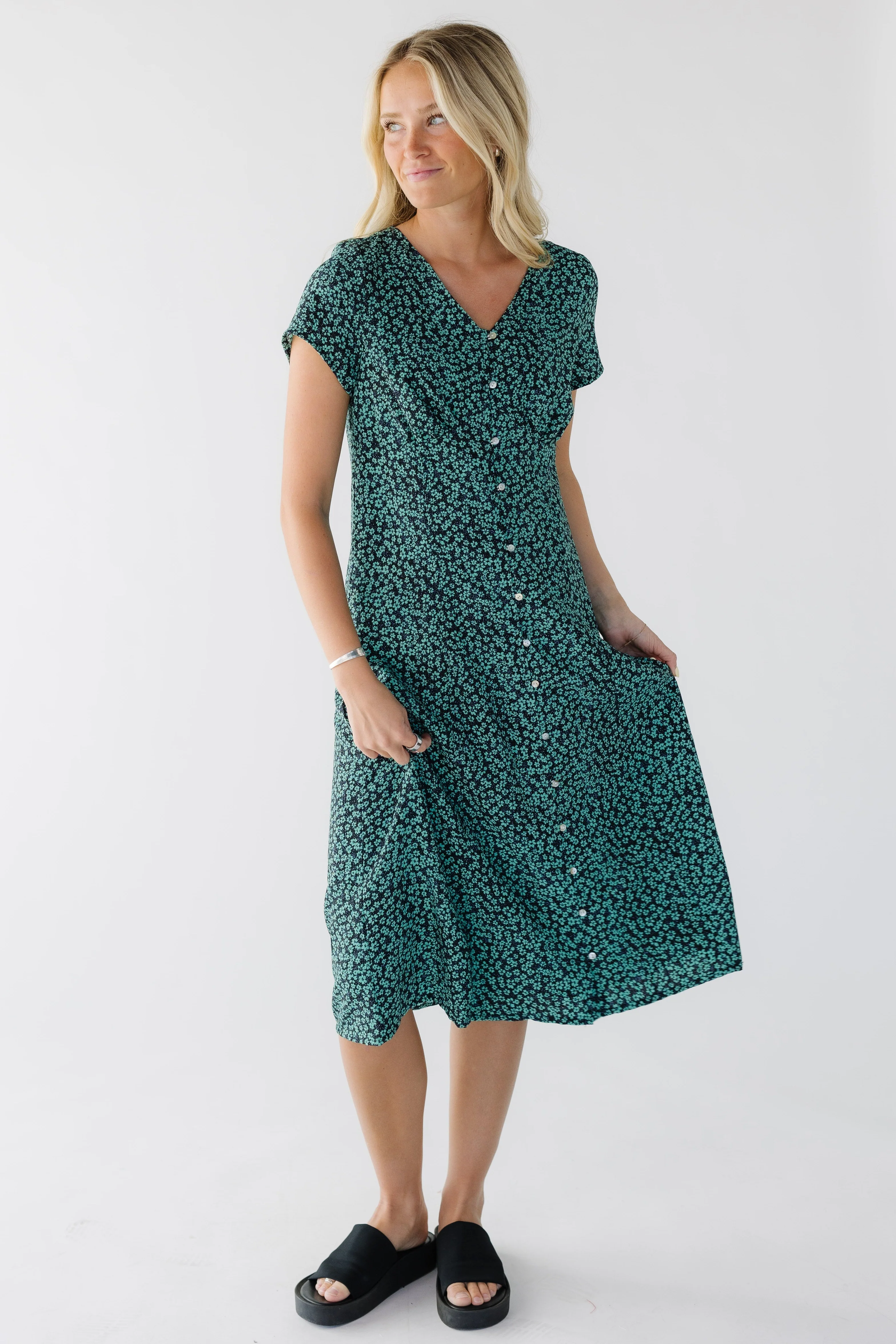 Brass & Roe Haddie Floral Dress