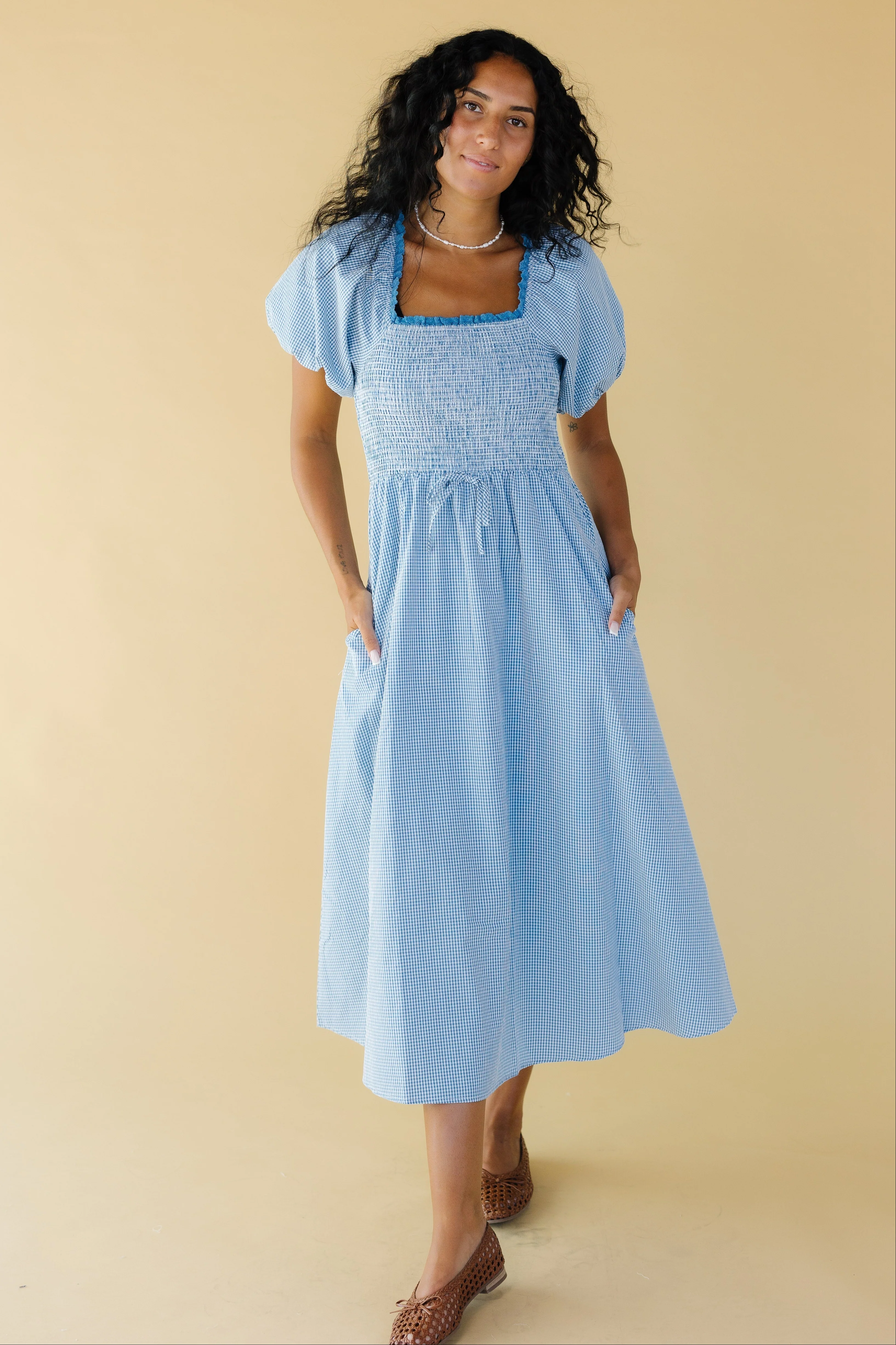 Brass & Roe Margot Square Neck Dress - Image 2