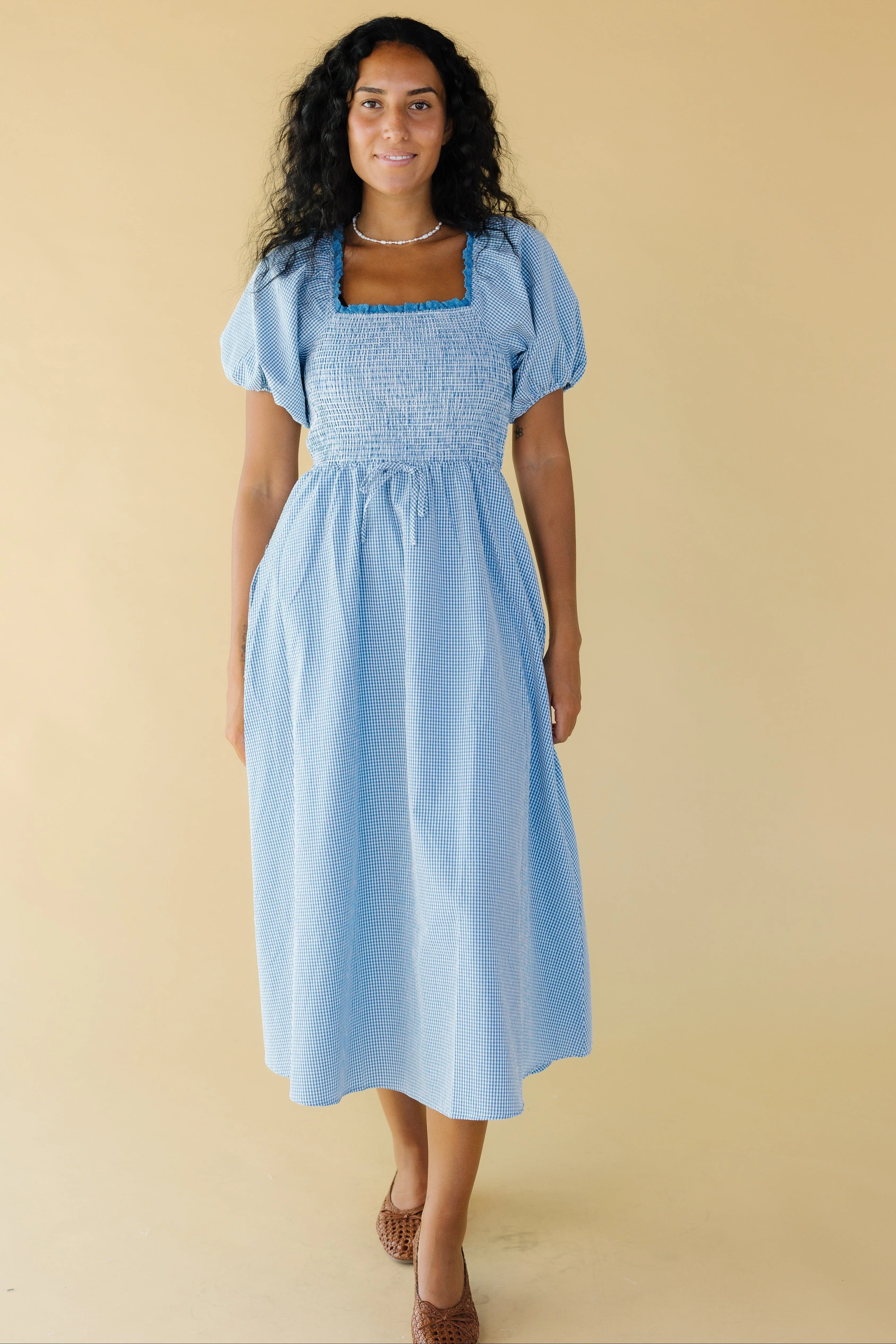 Brass & Roe Margot Square Neck Dress - Image 3