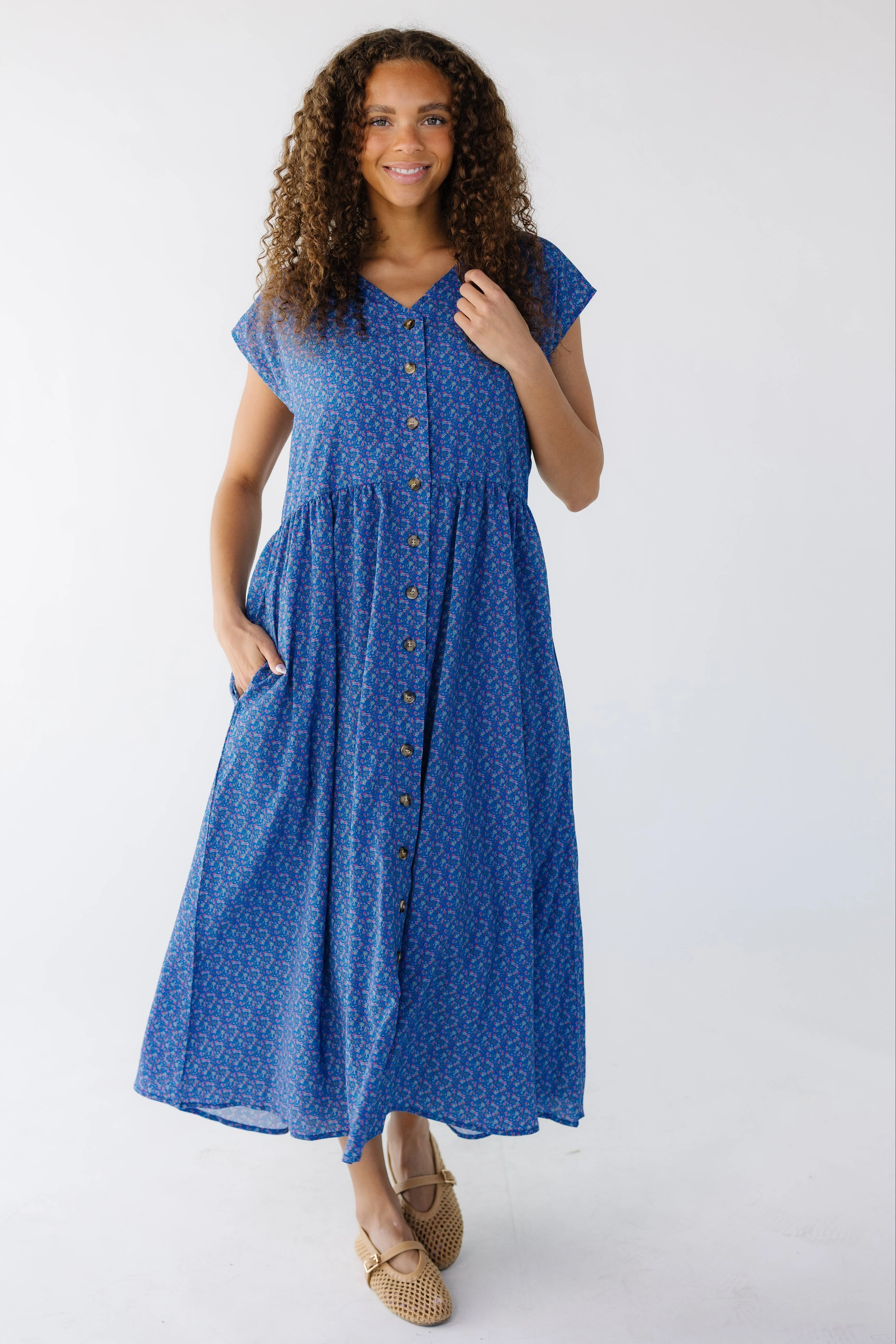Brass & Roe Melli Button Down Dress