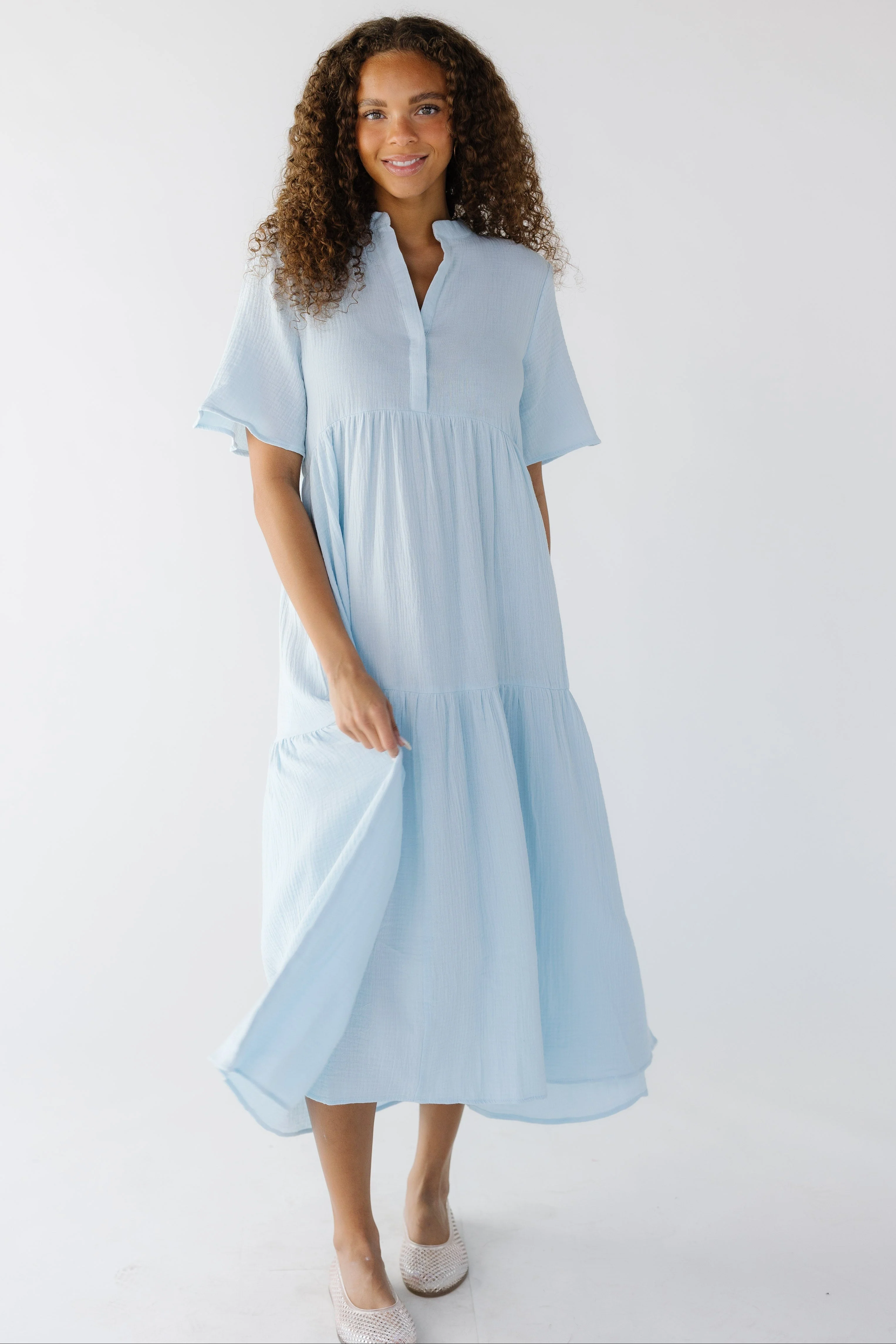 Brass & Roe Pondering Gauze Dress - Image 3