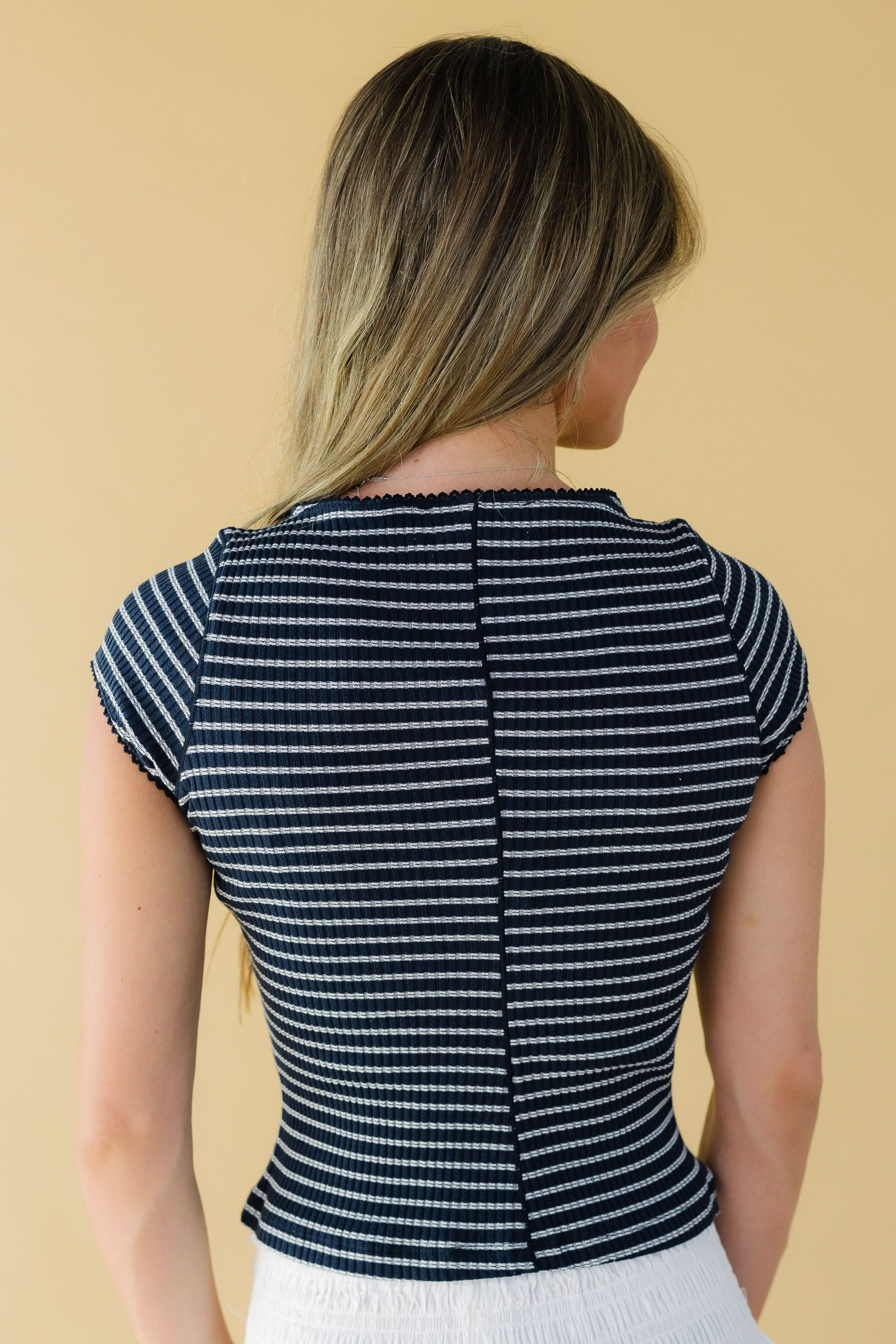 Brass & Roe Fitted Button Down Top - Image 24
