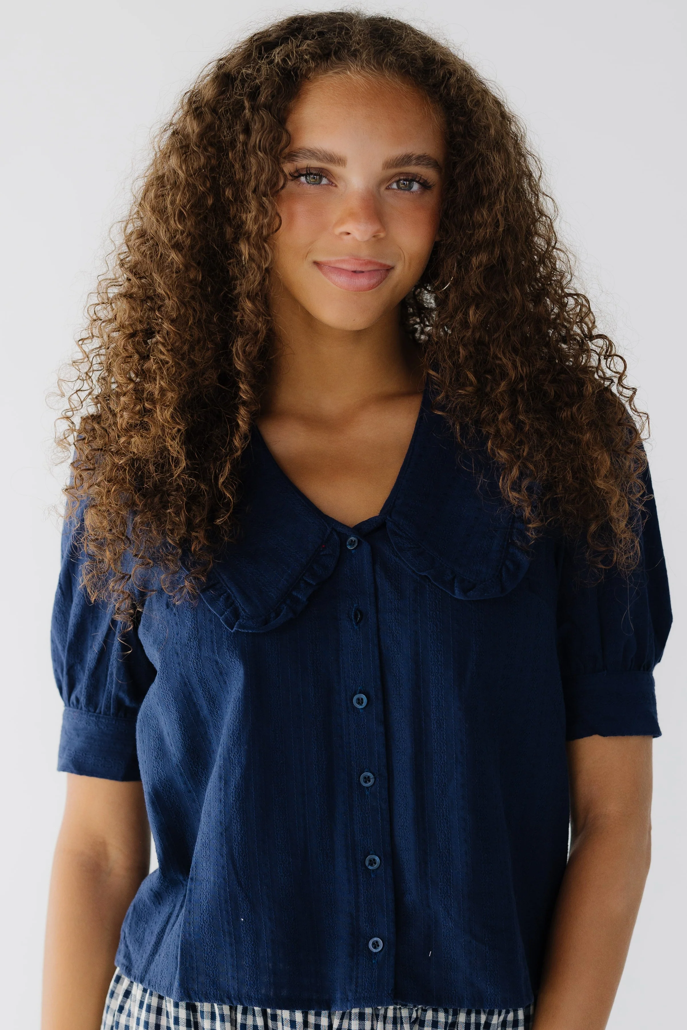 Brass & Roe Roe Collar Blouse - Image 4