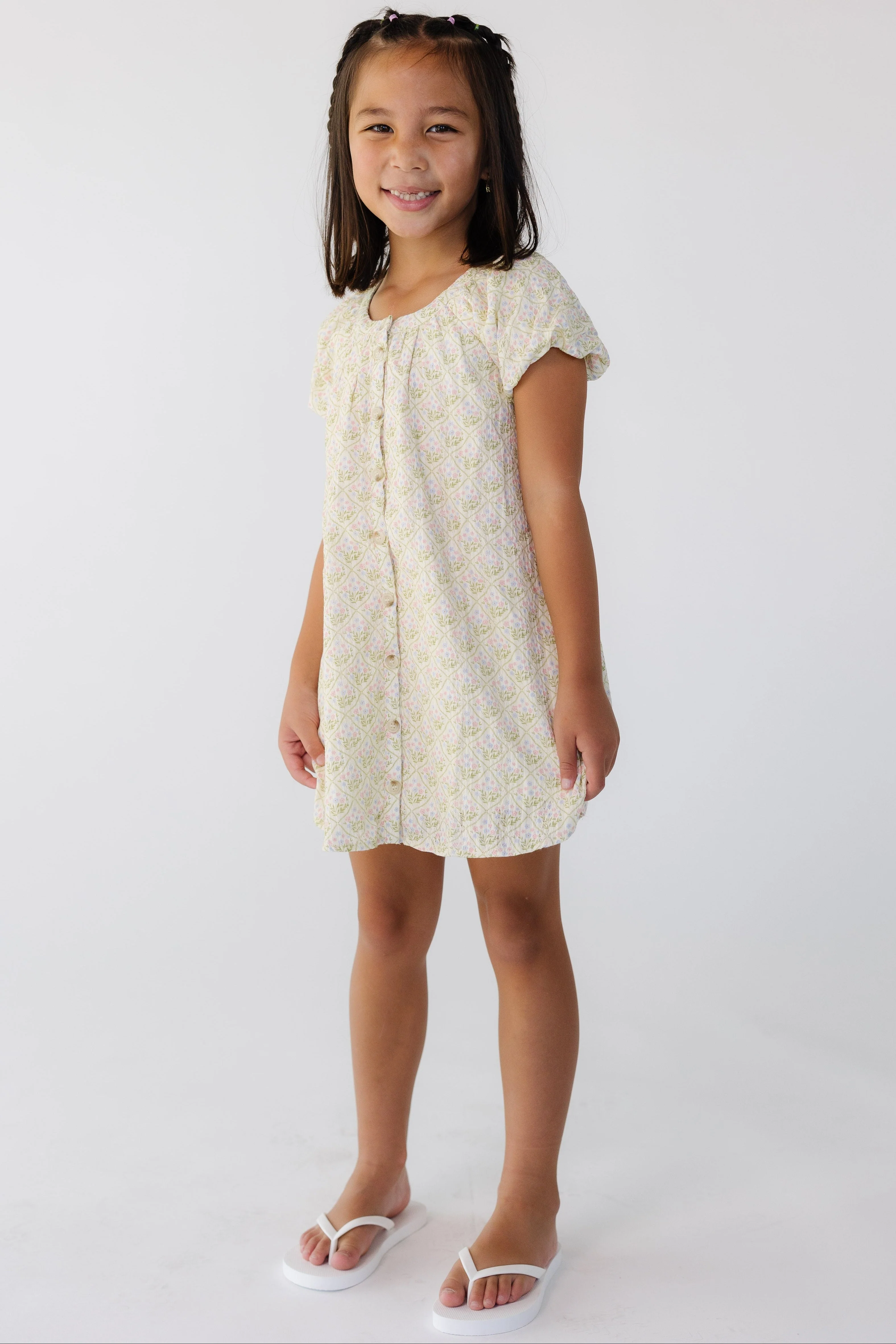Brass & Roe Sweetie Button Down Girl's Dress - Image 4
