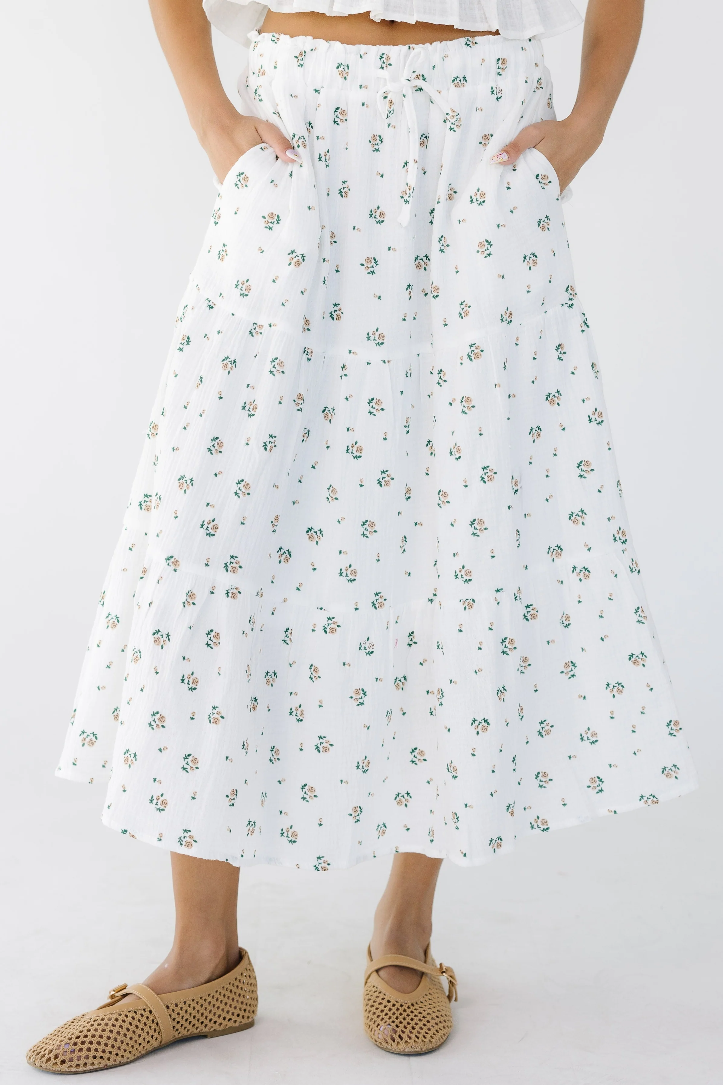 Brass & Roe Tess Gauze Skirt
