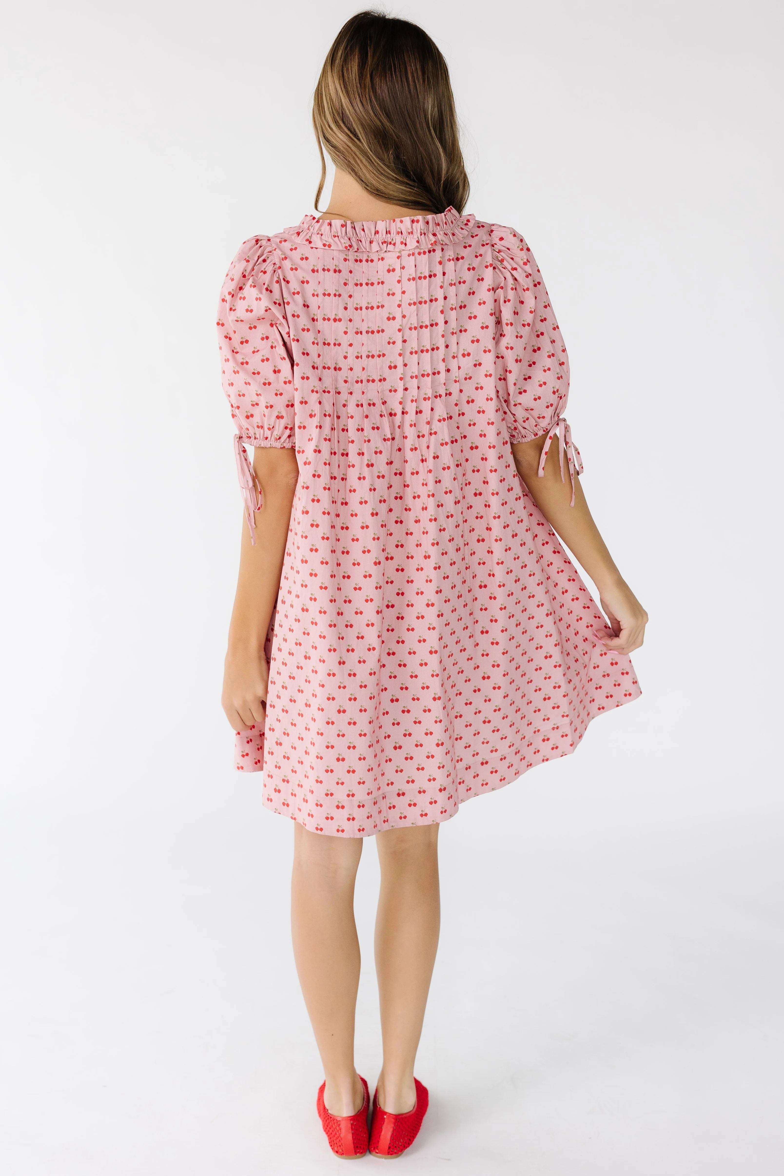 Brass & Roe Nina Cherry Knee Dress - Image 6