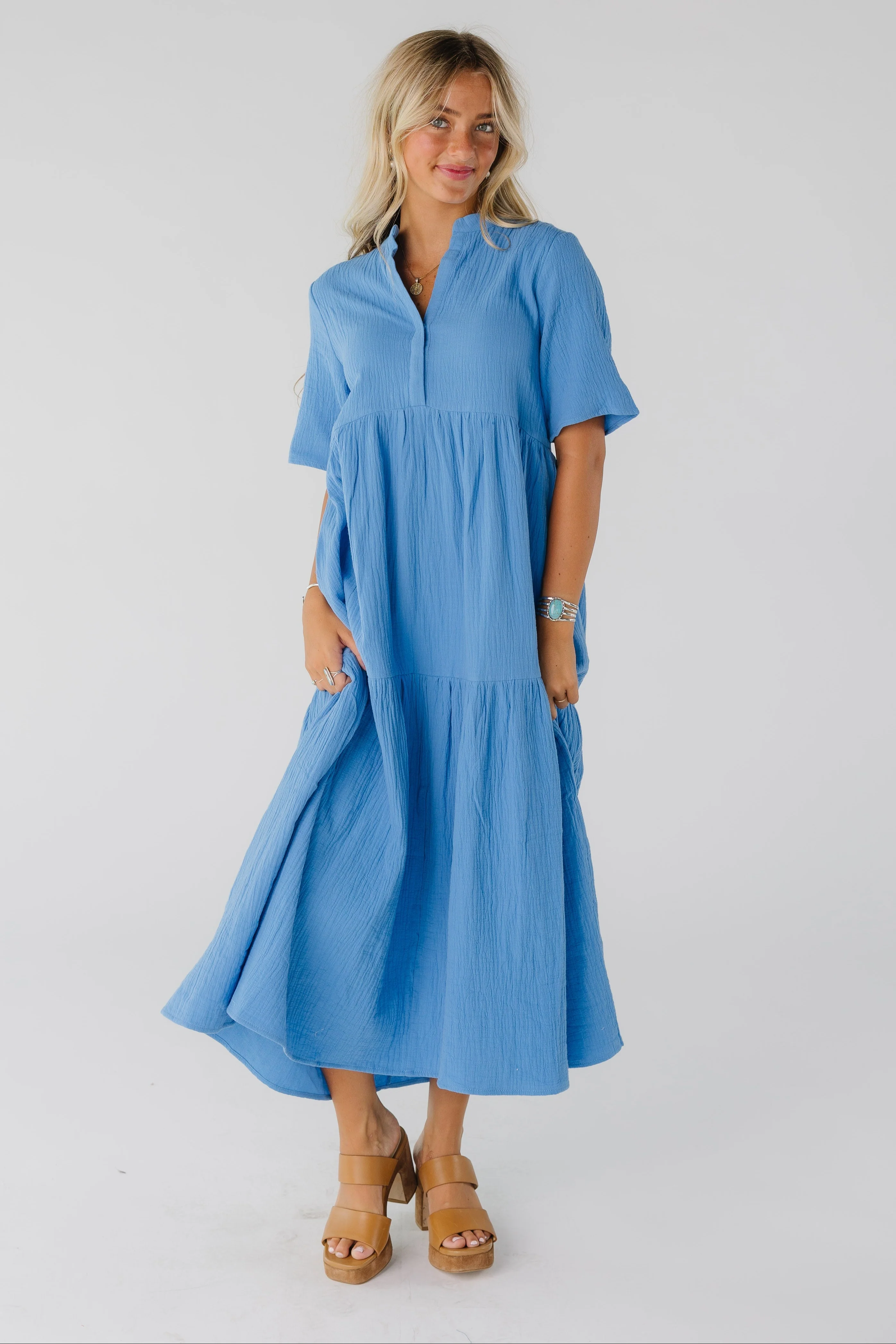 Brass & Roe Pondering Gauze Straight Sleeve-Petite - Image 9