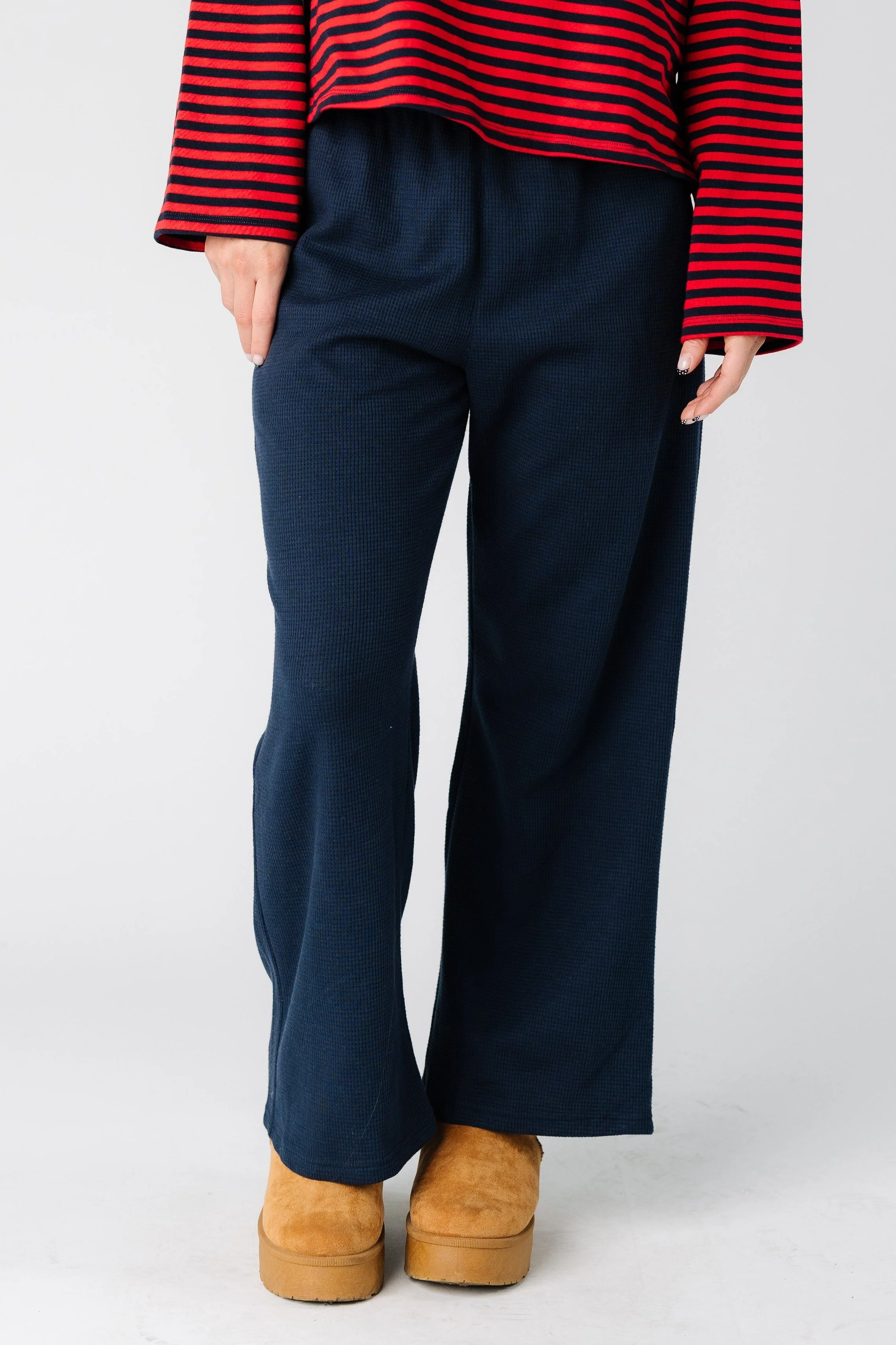 Brass & Roe Waffle Lounge Pants Petite - Image 3