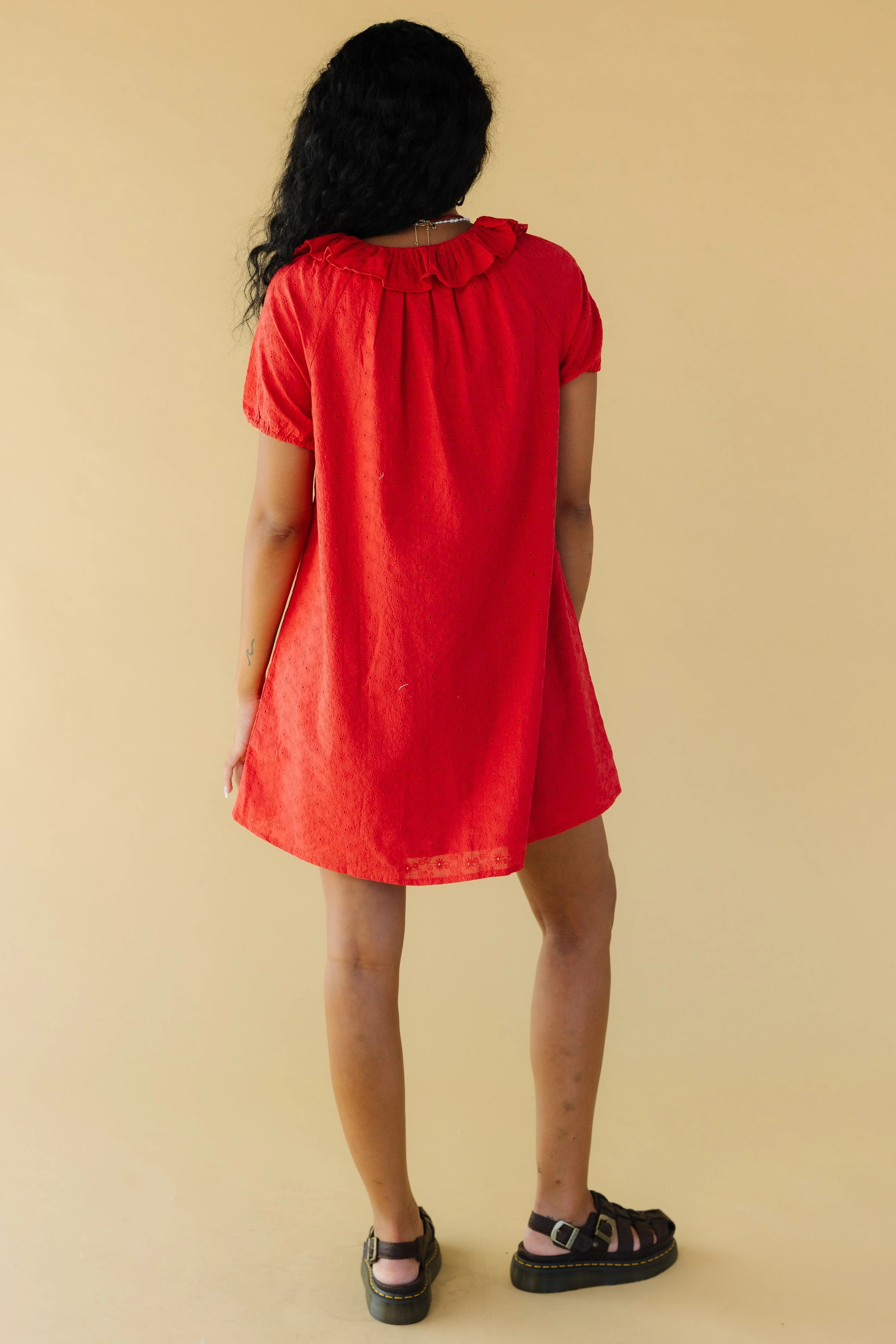 Citrus Eyelet Bow Dress - Image 5