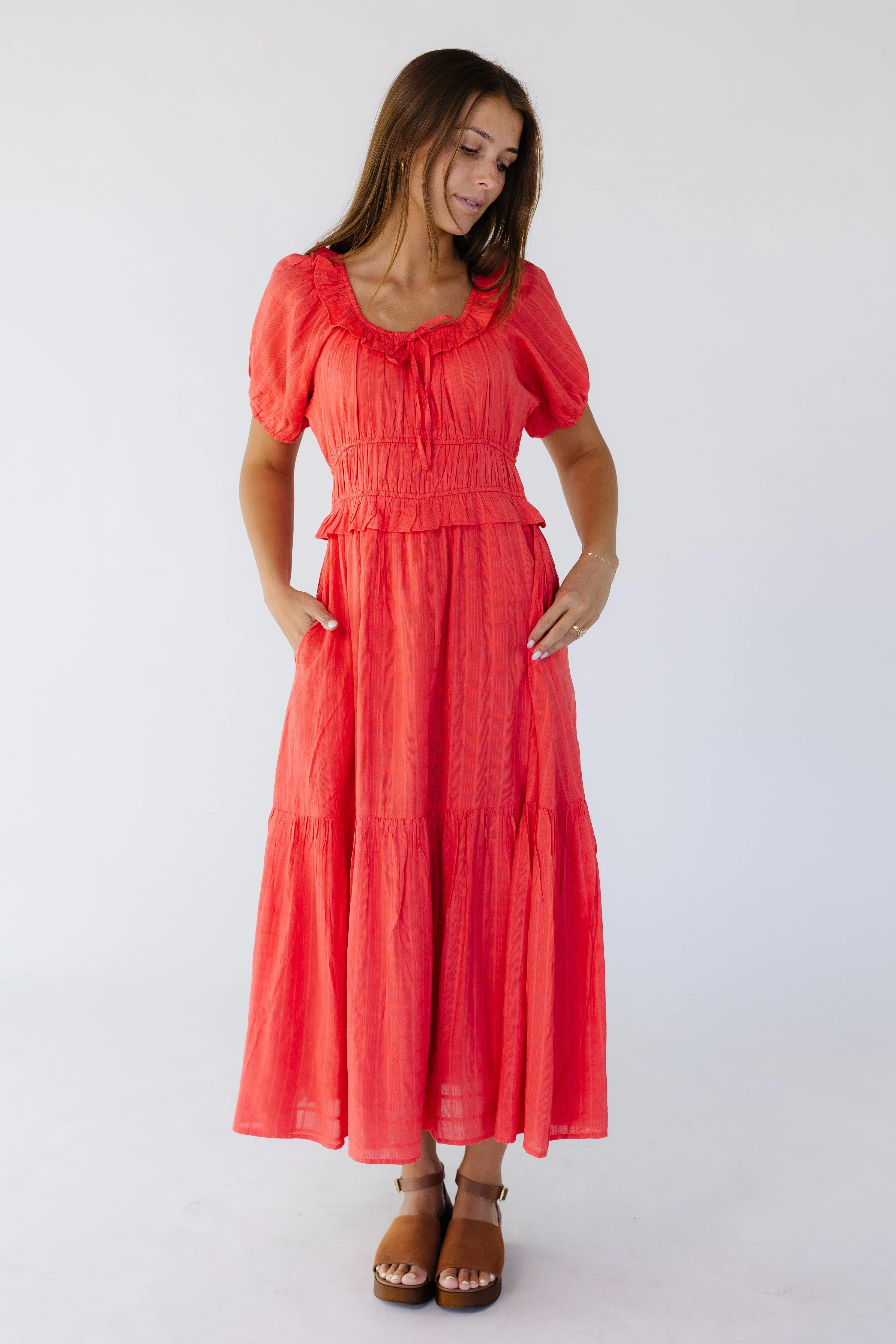Citrus Jena Dress - Red - Image 2
