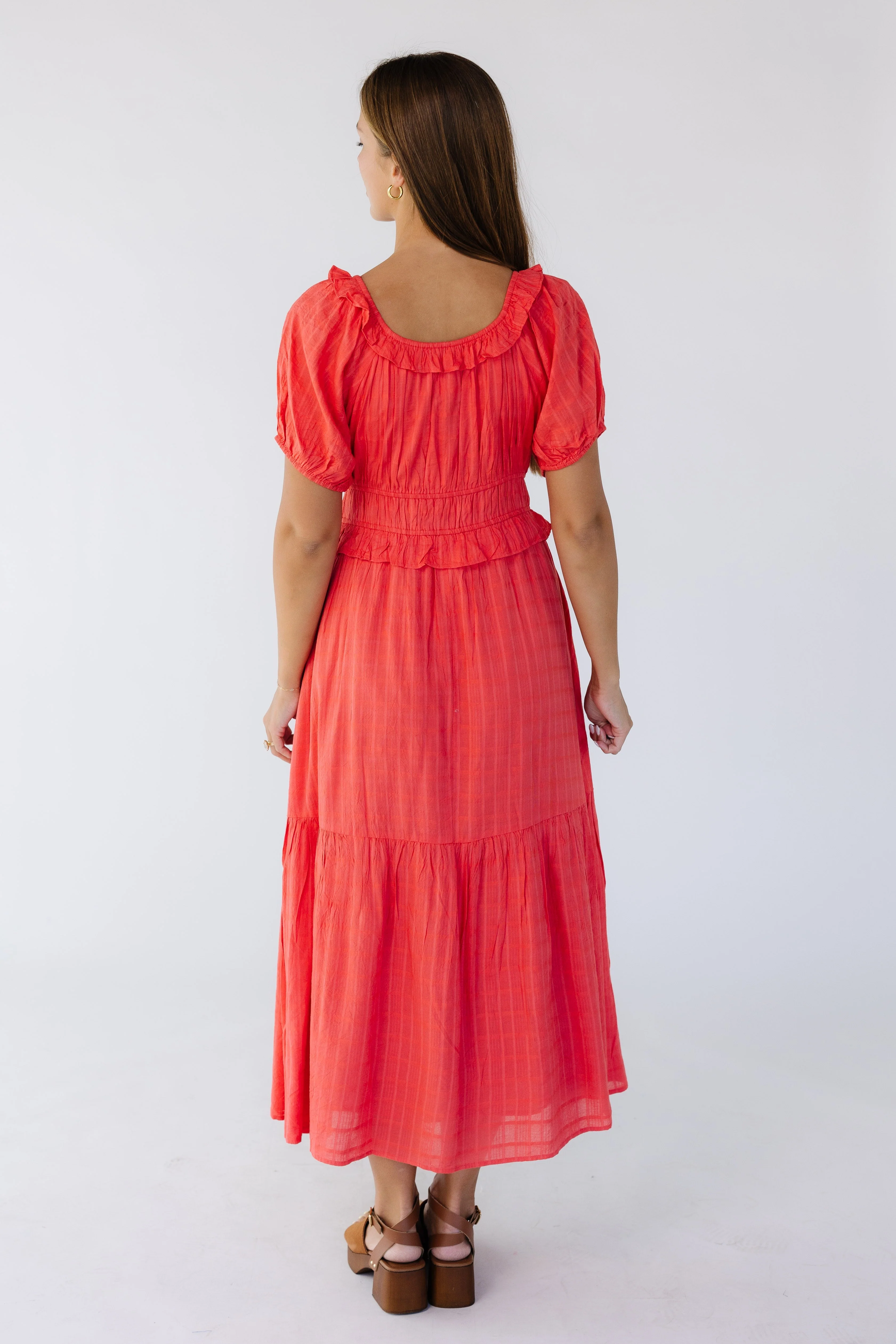Citrus Jena Dress - Red - Image 5