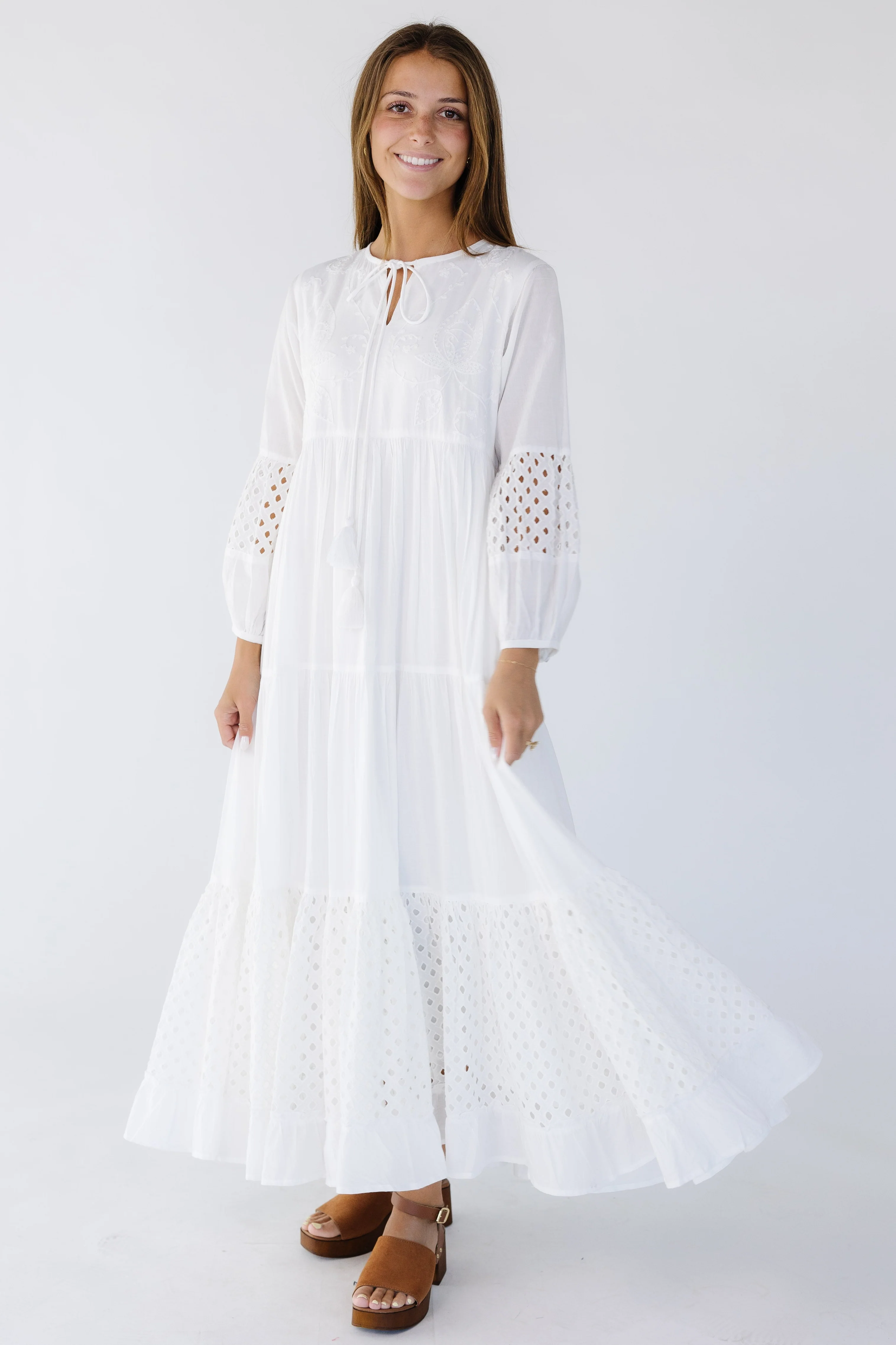 Citrus Nila White Dress