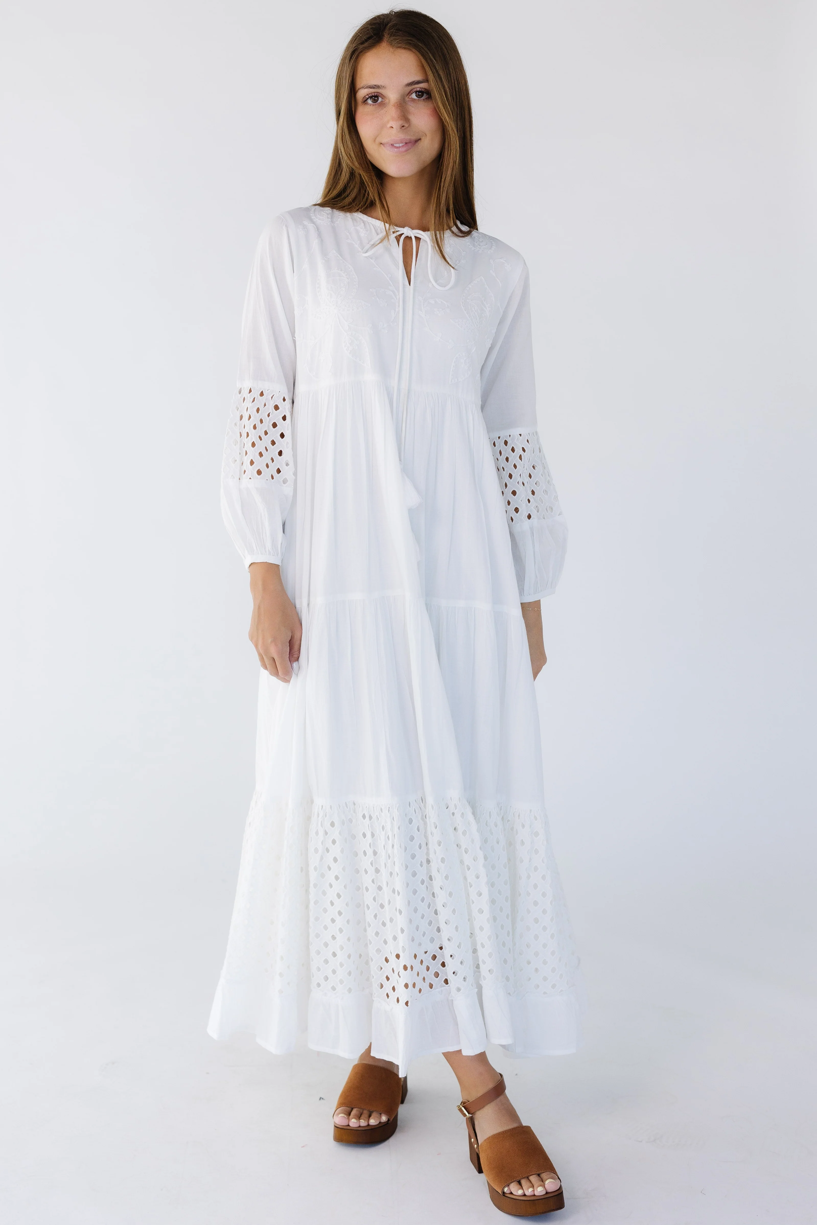 Citrus Nila White Dress - Image 3