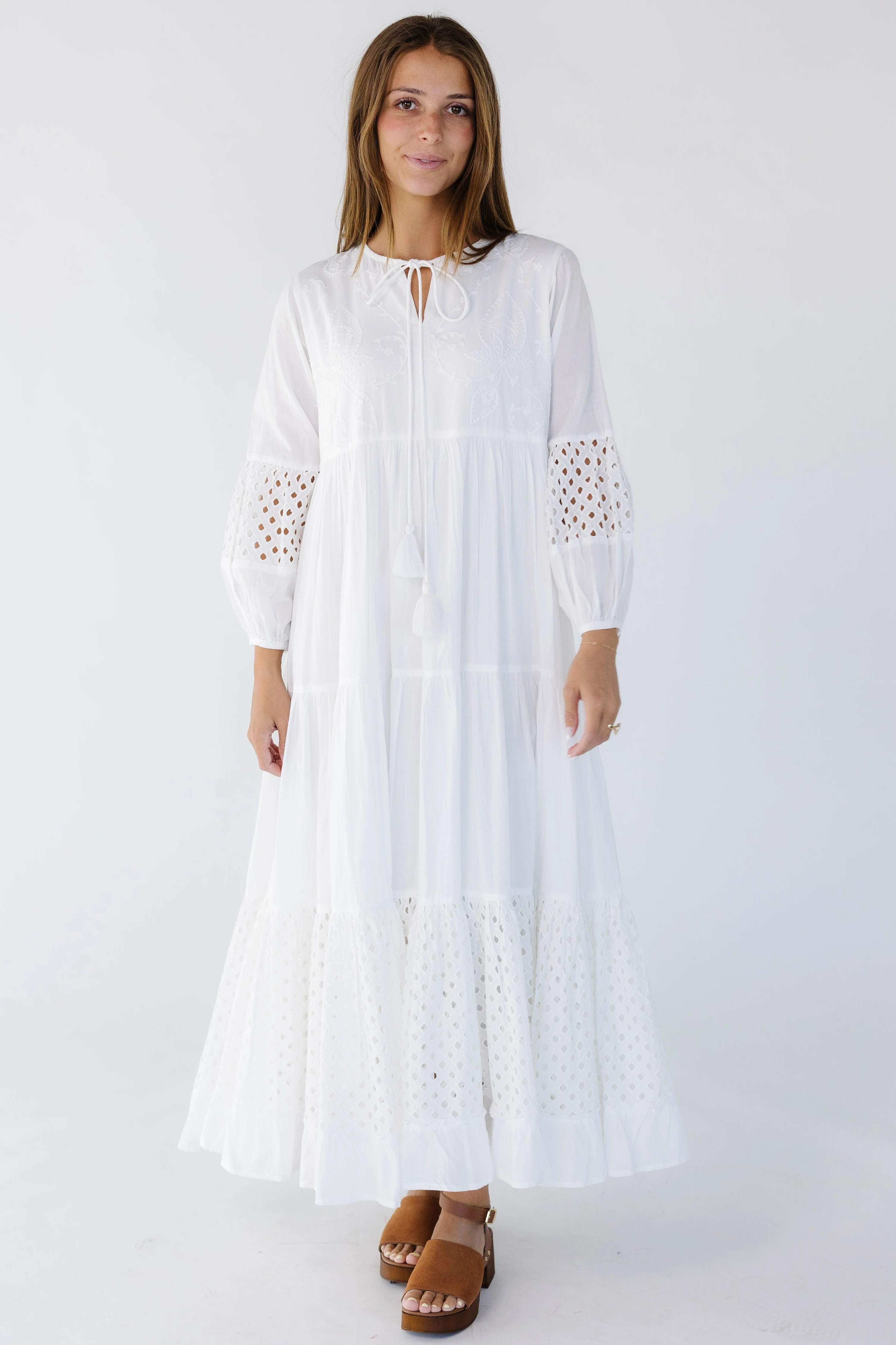 Citrus Nila White Dress - Image 4