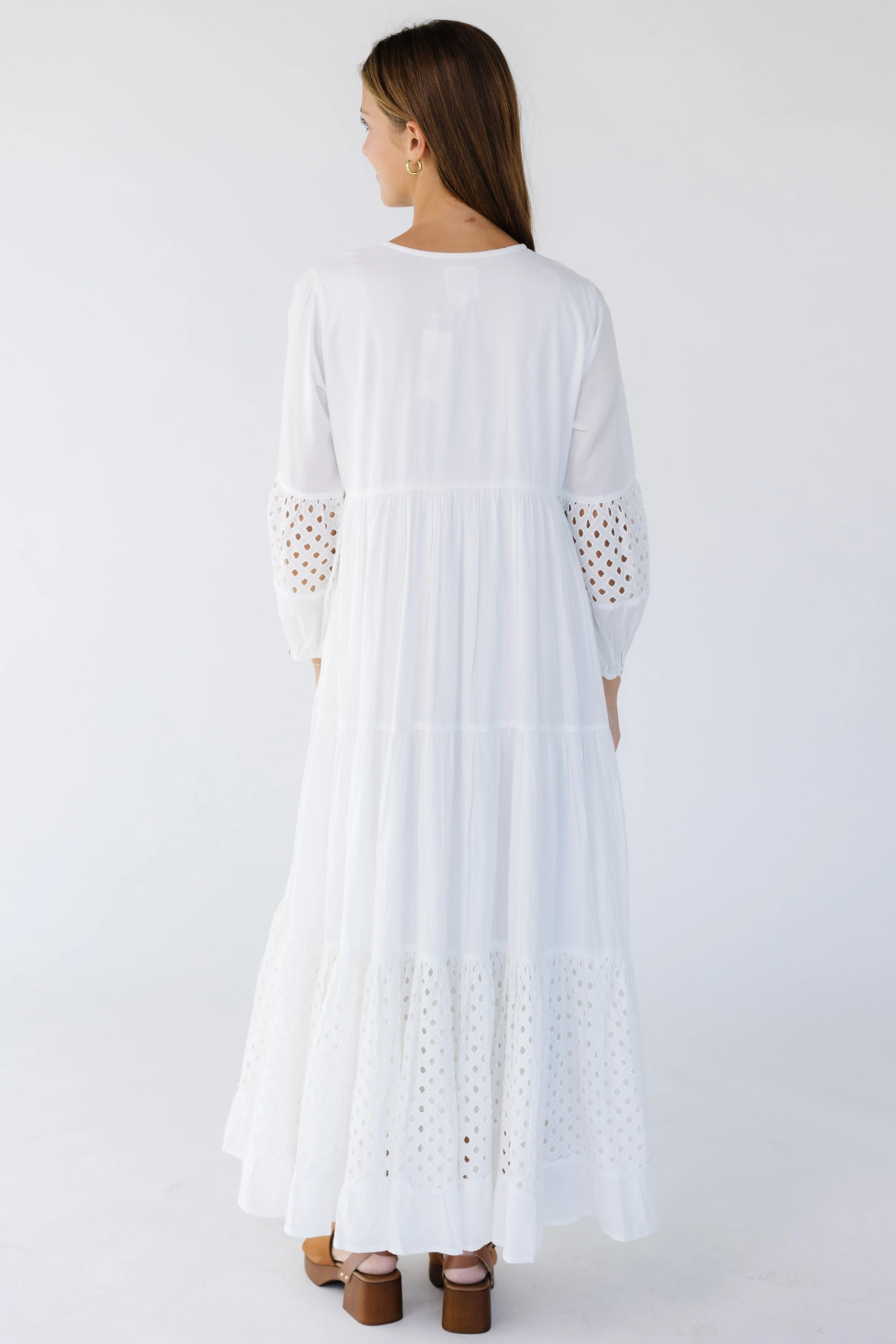 Citrus Nila White Dress - Image 5