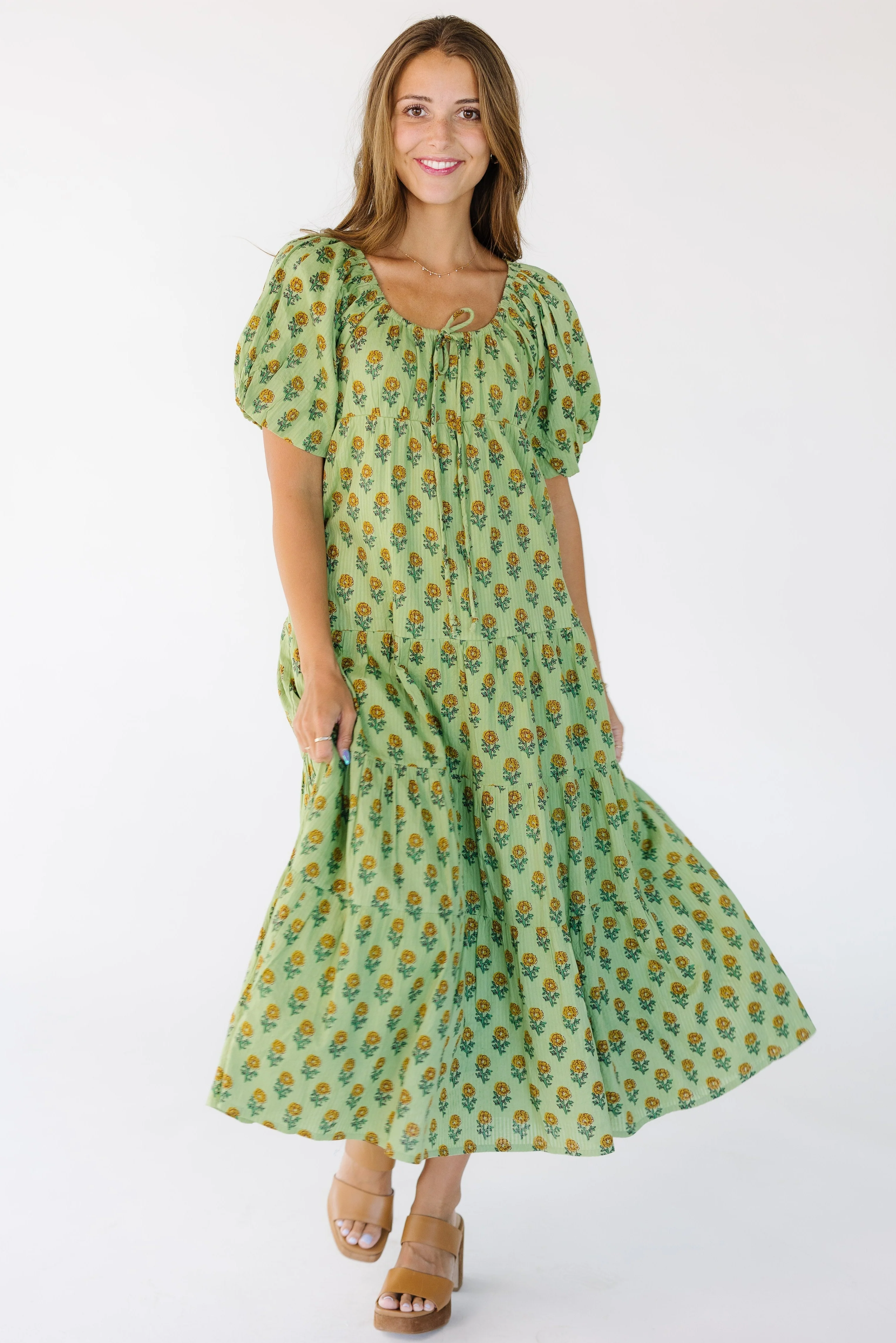 Citrus Spring Lyon Tiered Dress - Image 2
