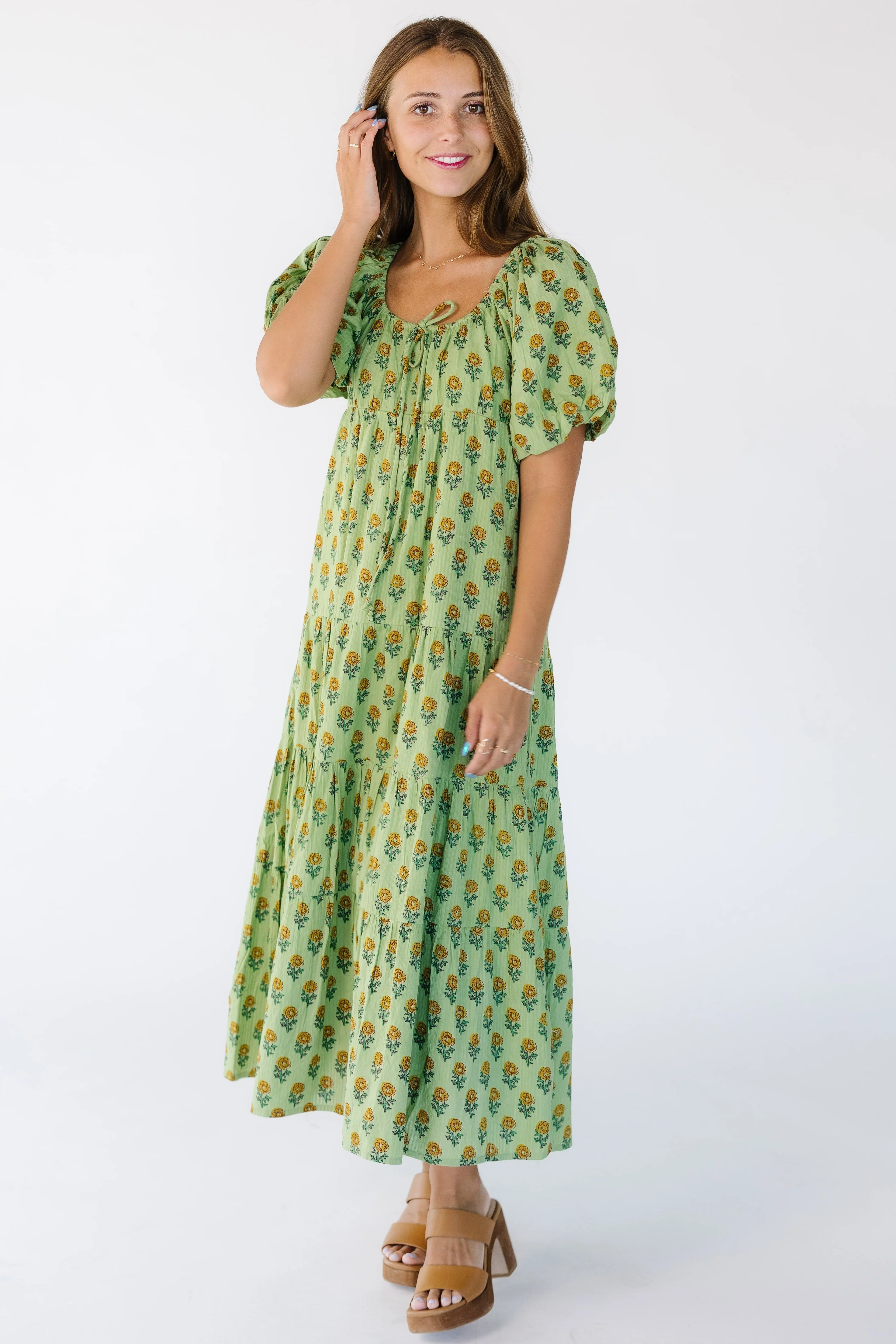 Citrus Spring Lyon Tiered Dress - Image 8
