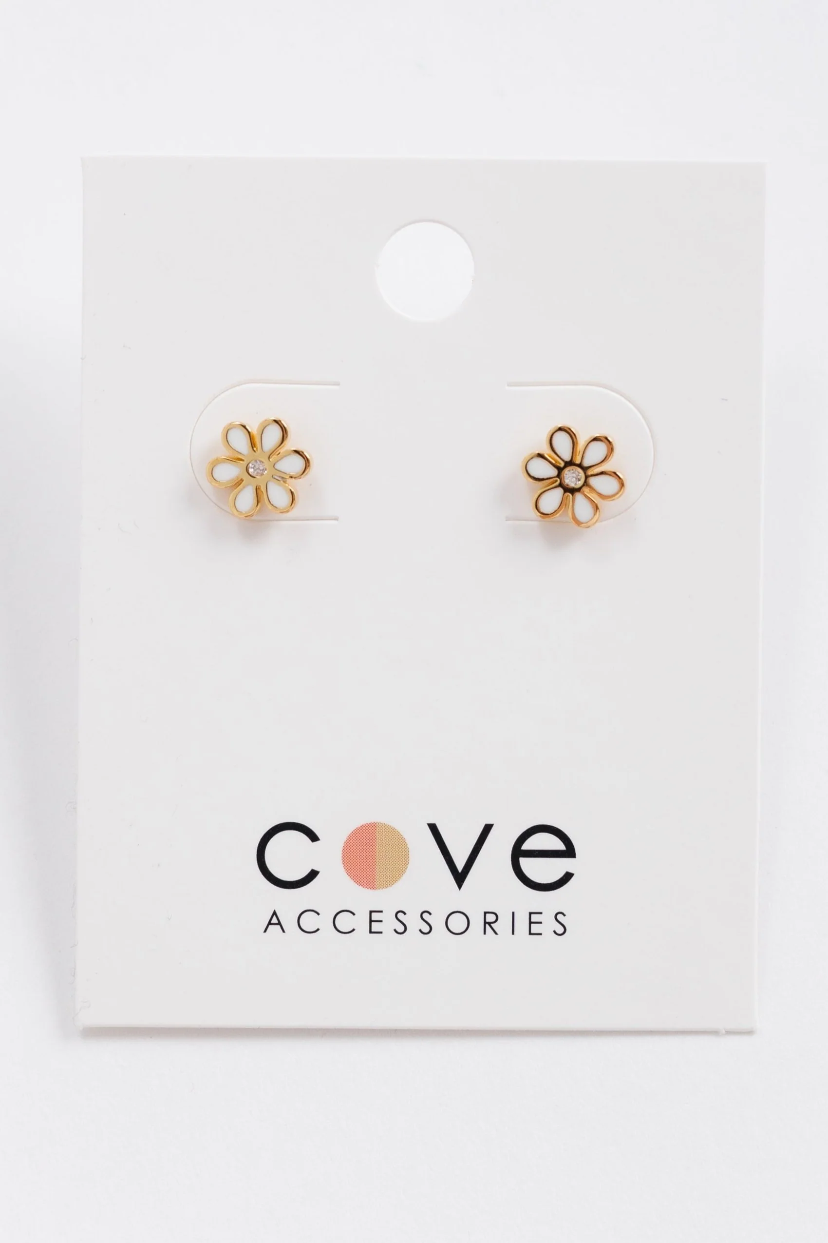 Cove Dainty Daisy Stud Earrings - Image 3