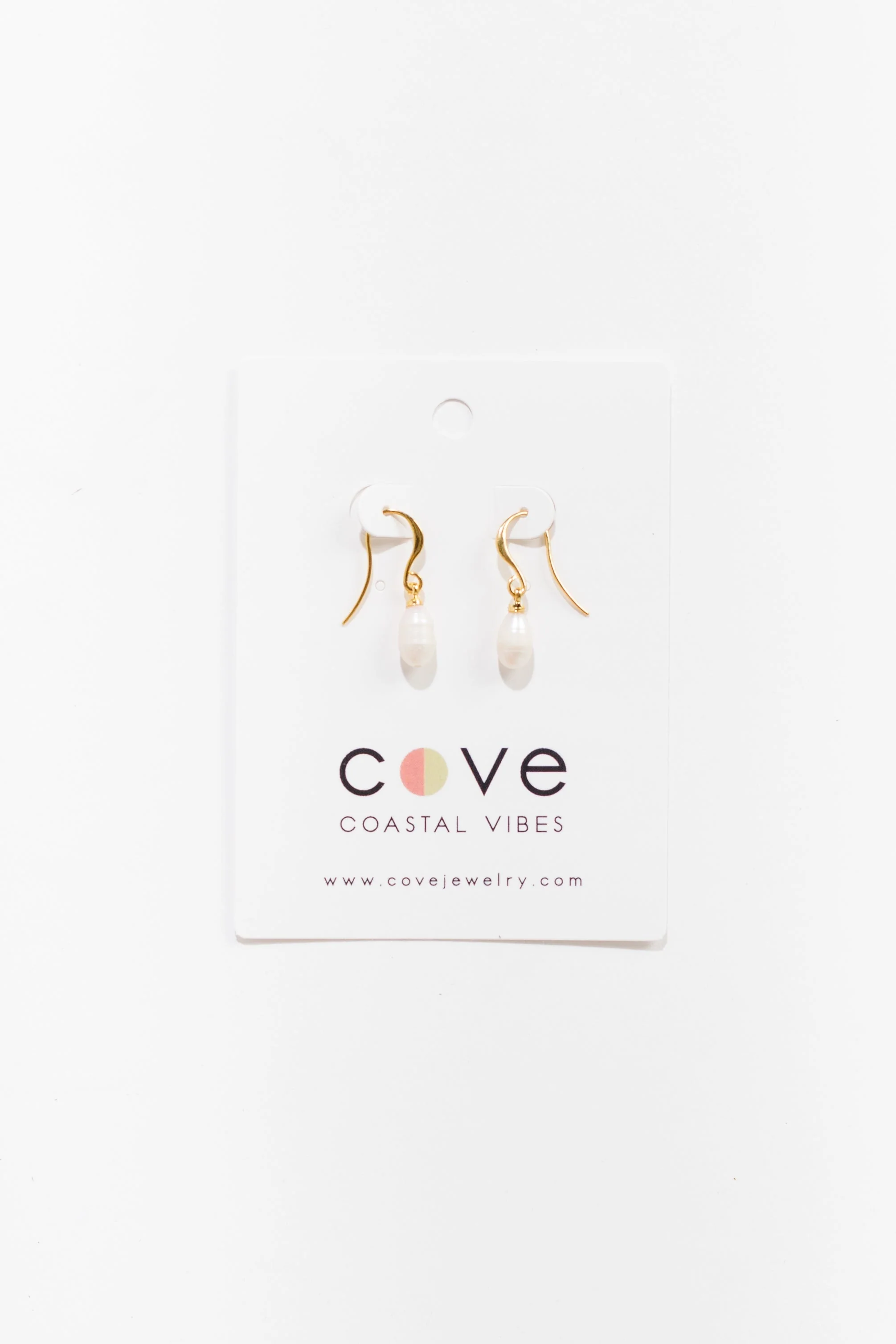 Cove Pearl Drop Earrings - Image 4