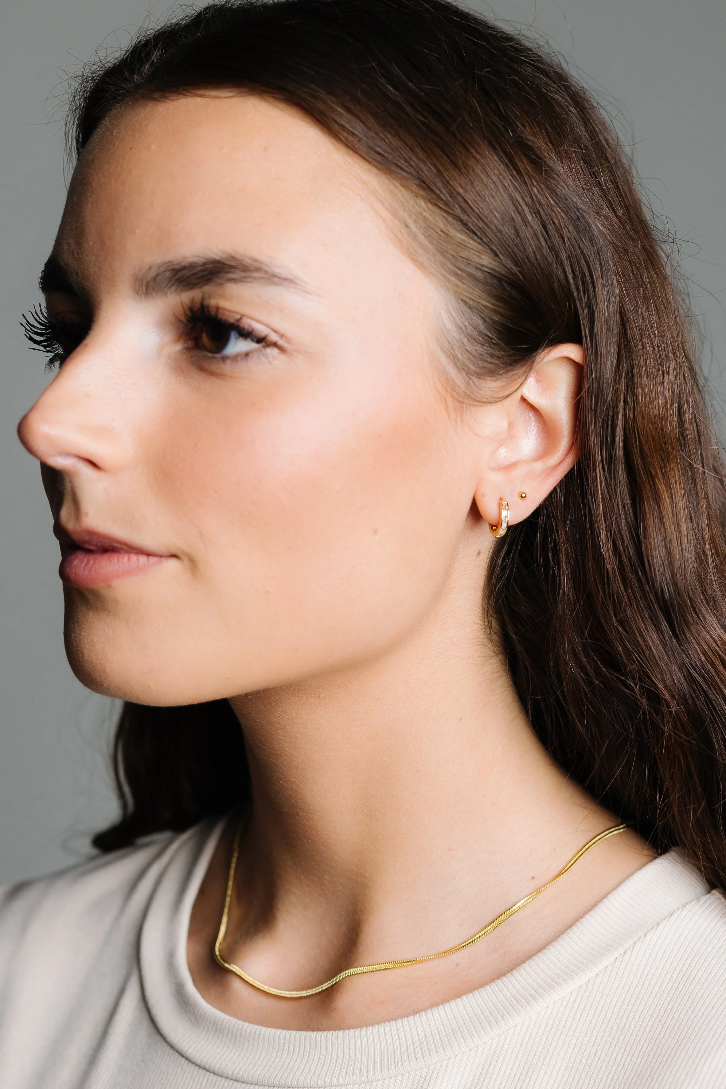 Cove Vivian Hoop Earrings - Image 2