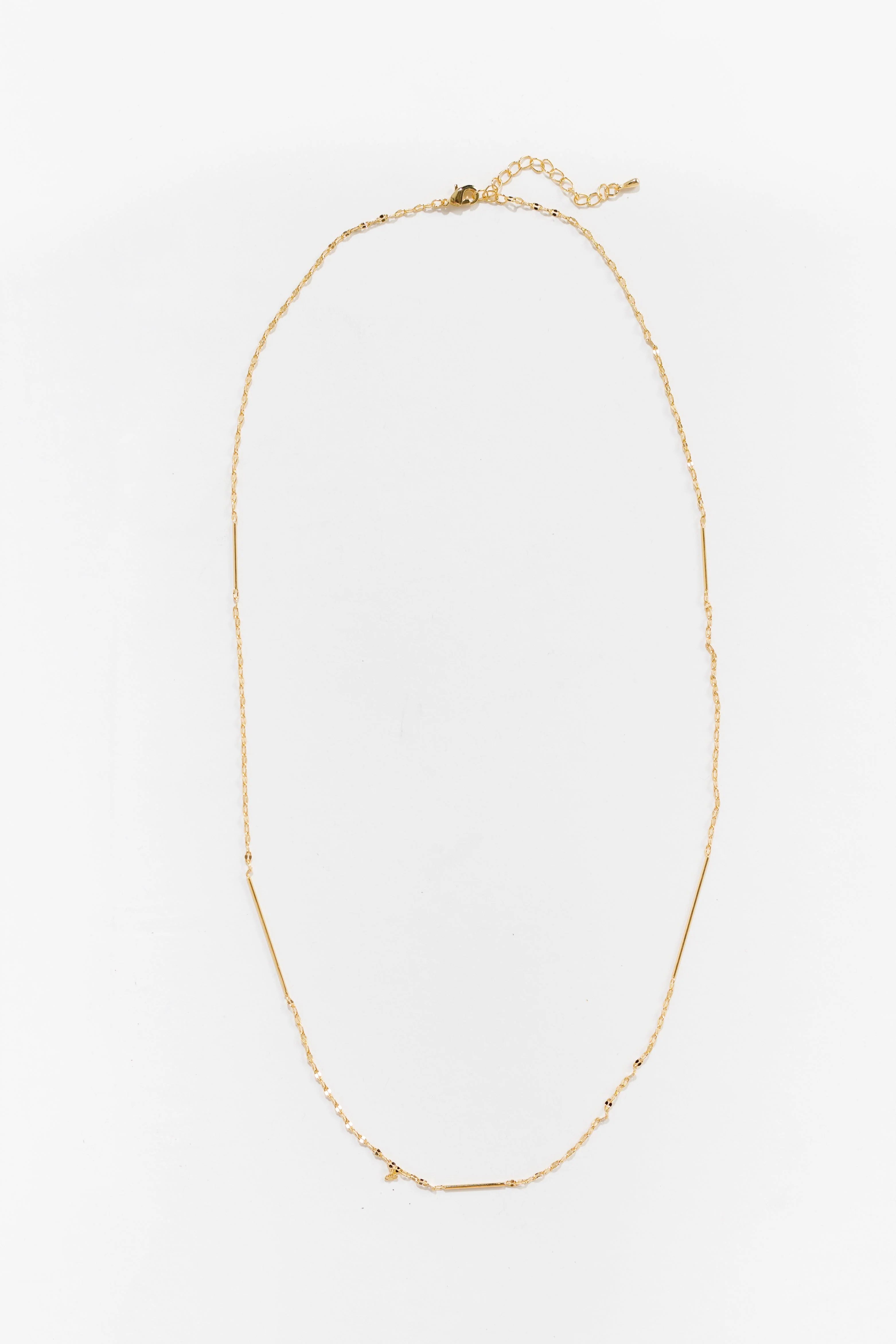 Cove Necklace Straight Way Gold - Image 2