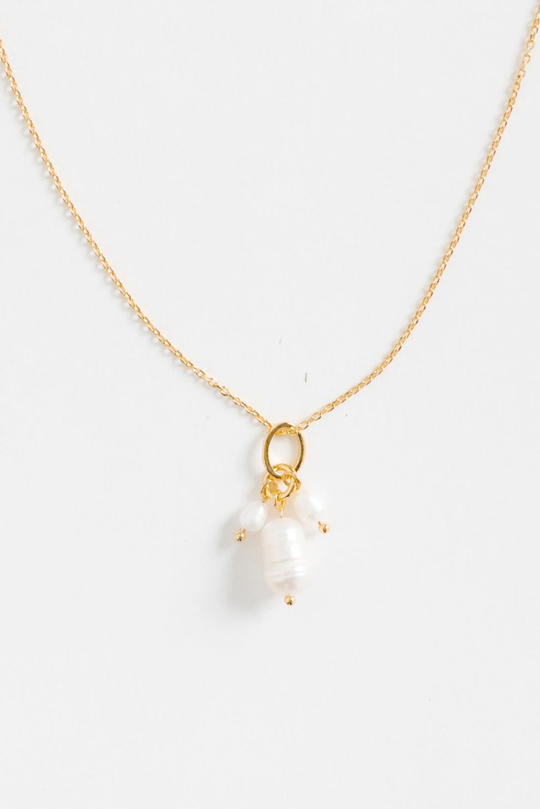 Cove Triple Pearl Necklace