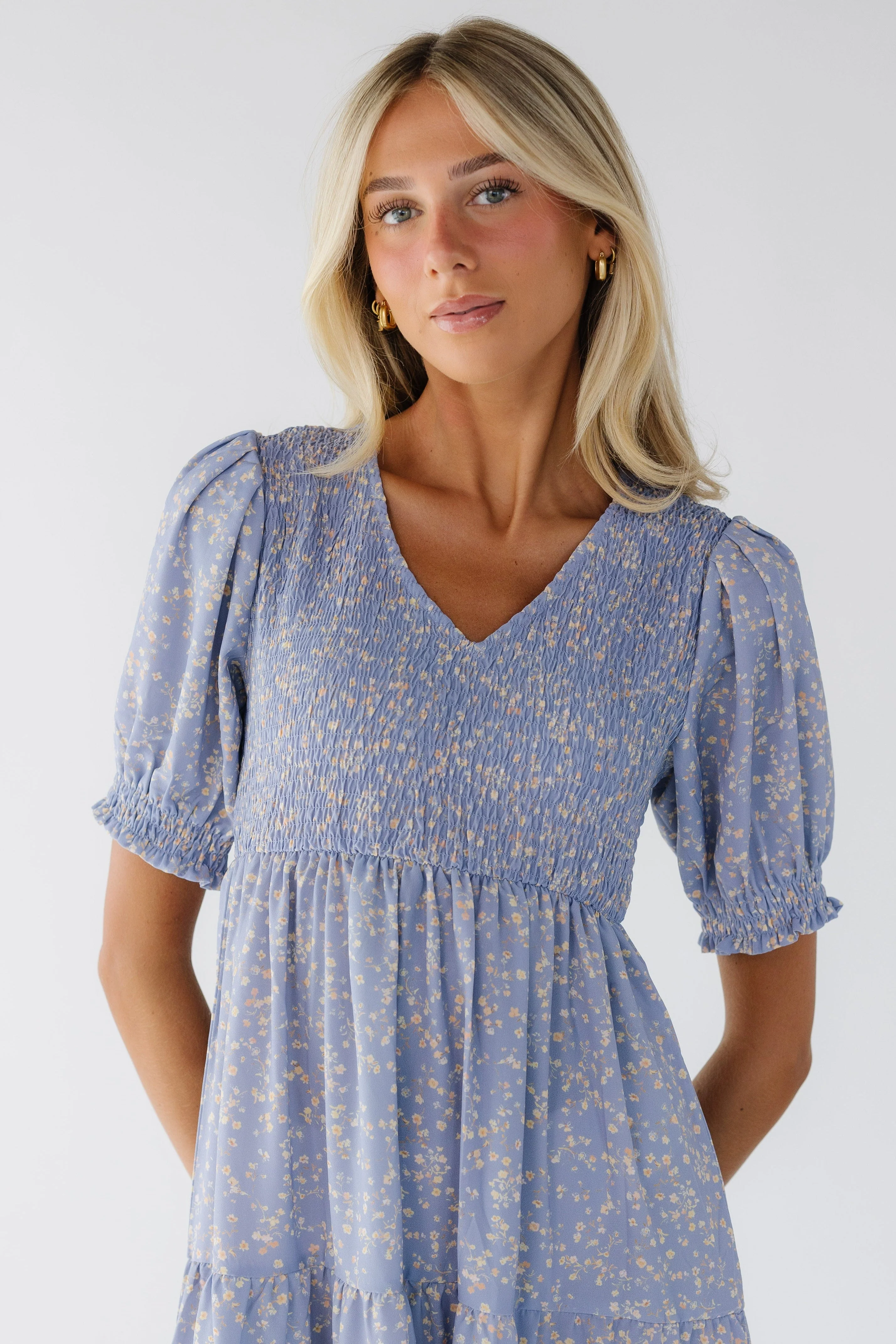 Brass & Roe Alison Smocked Dress - Image 2