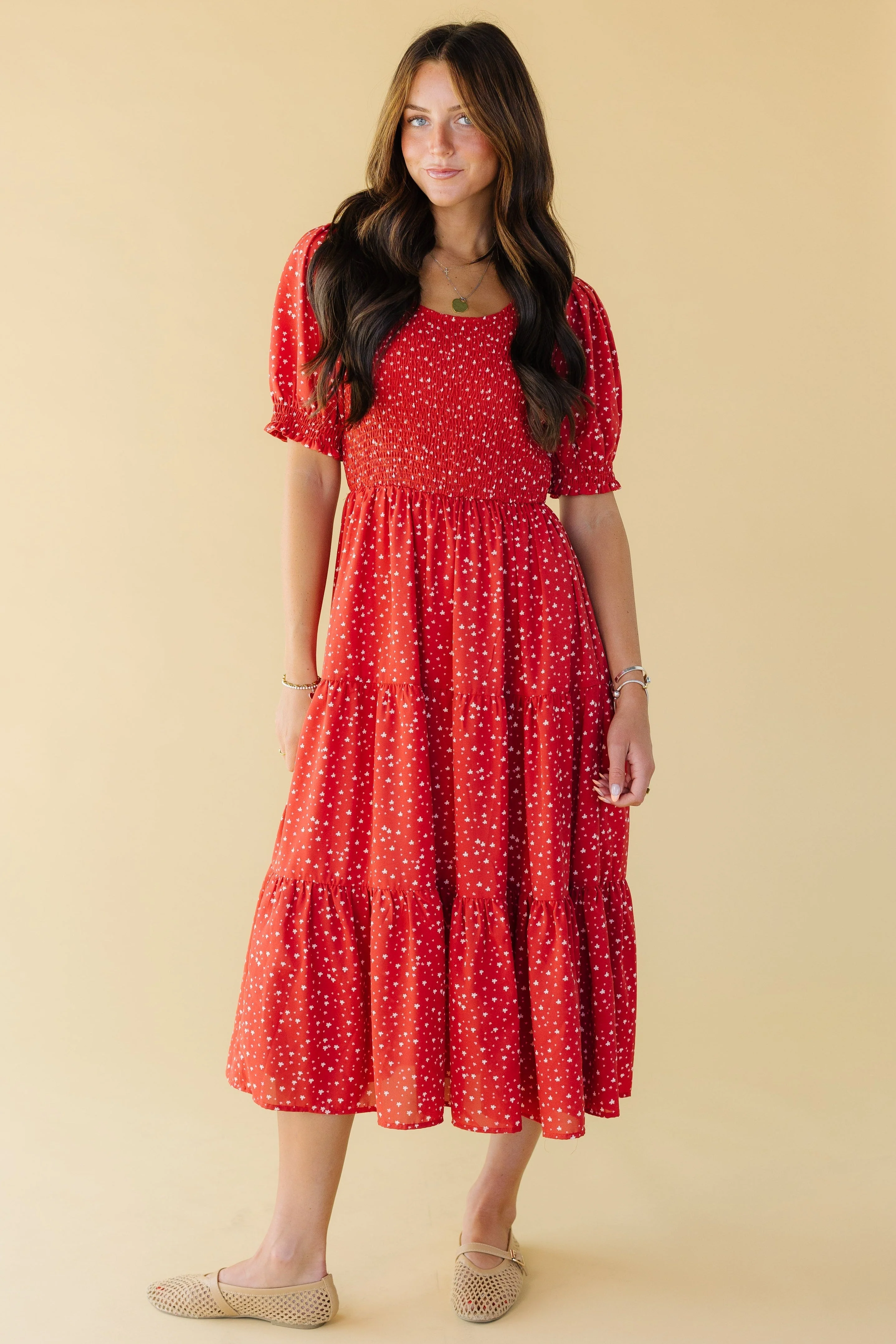 Brass & Roe Alison Smocked Dress - Image 3