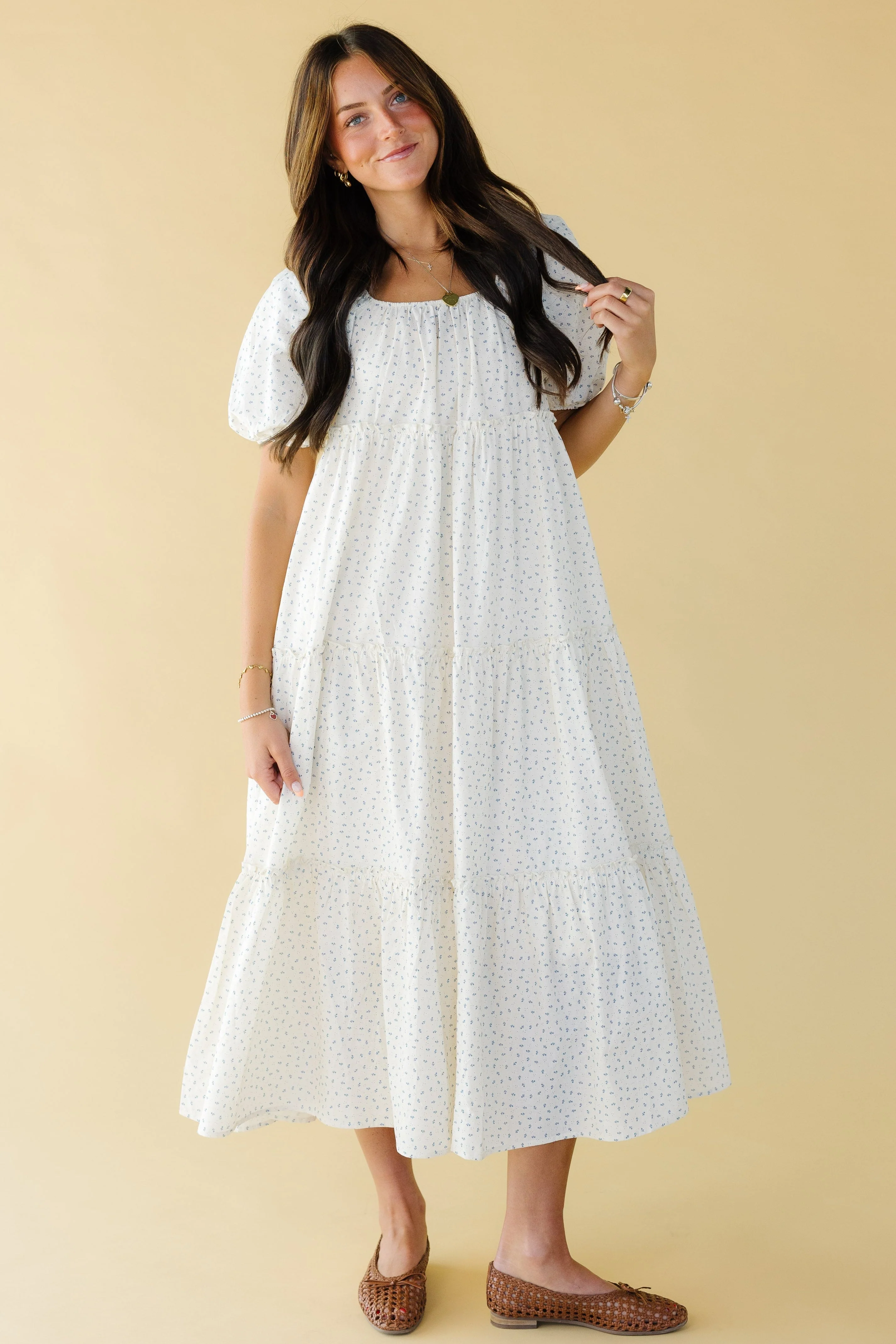 Brass & Roe Charity Tiered Dress - Image 3