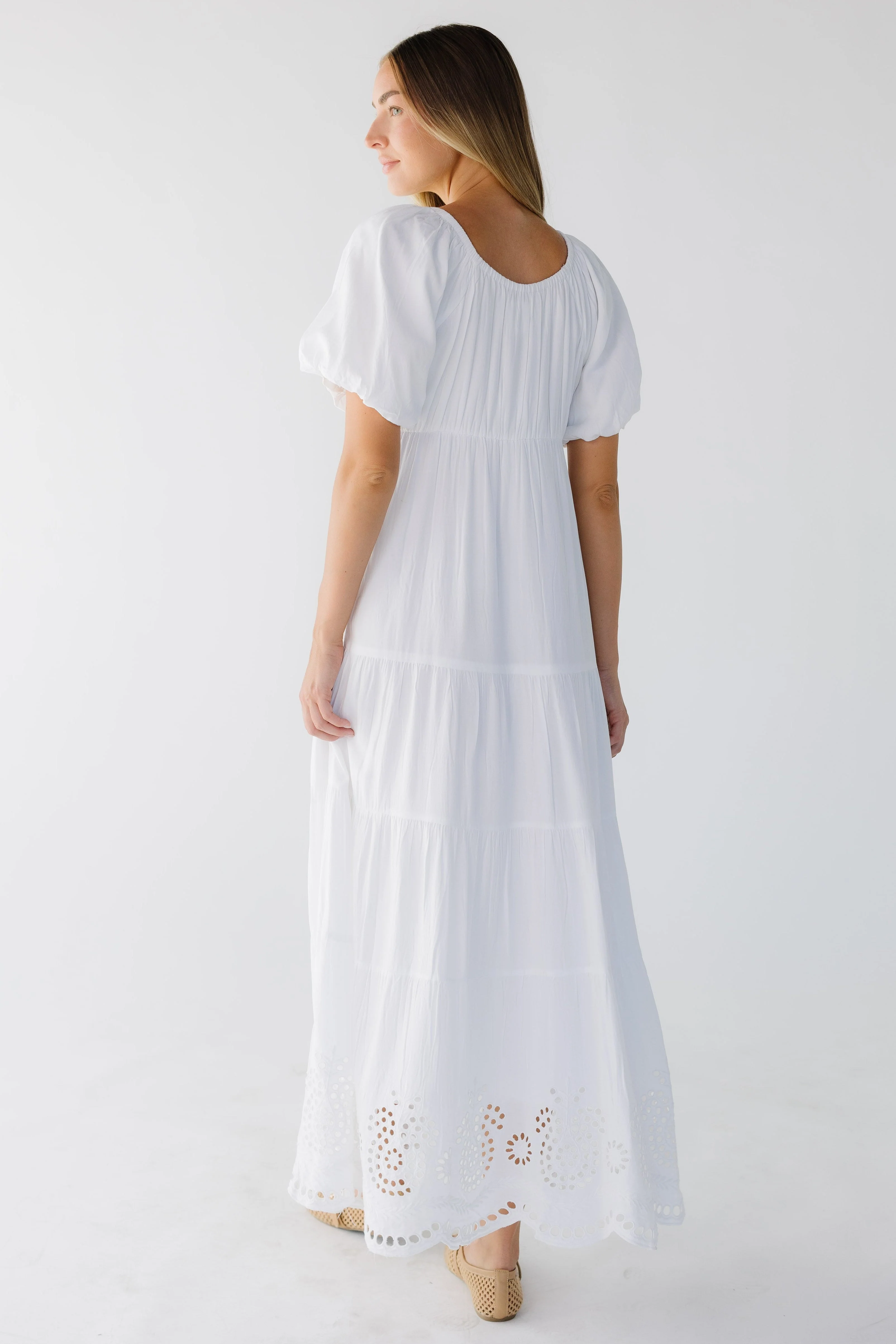 Citrus Lyon Tier Eyelet Dress - Image 6
