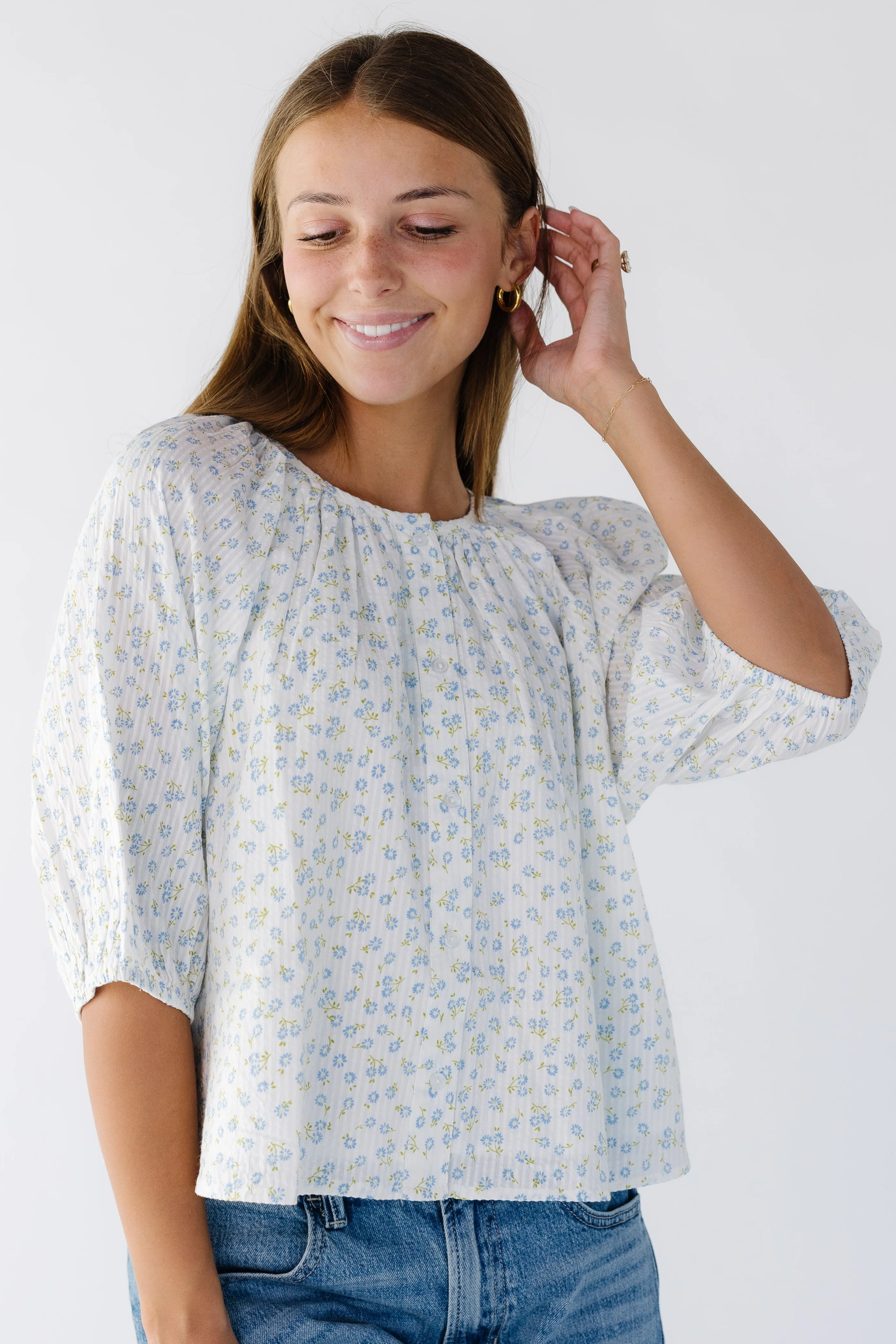 Citrus Southtown Button Top - Image 3