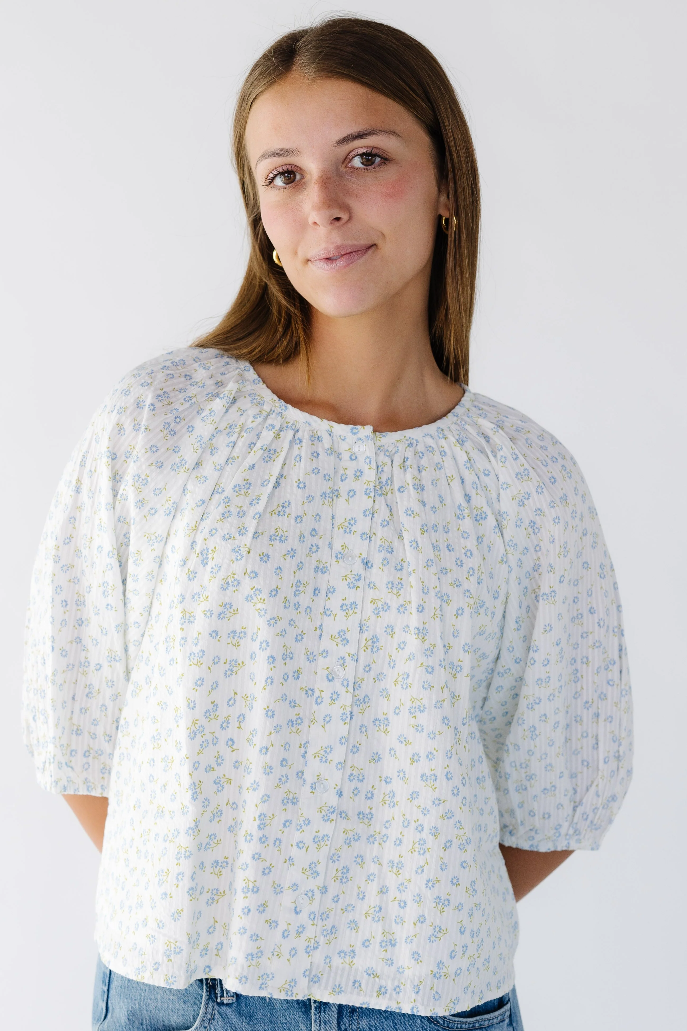 Citrus Southtown Button Top - Image 4
