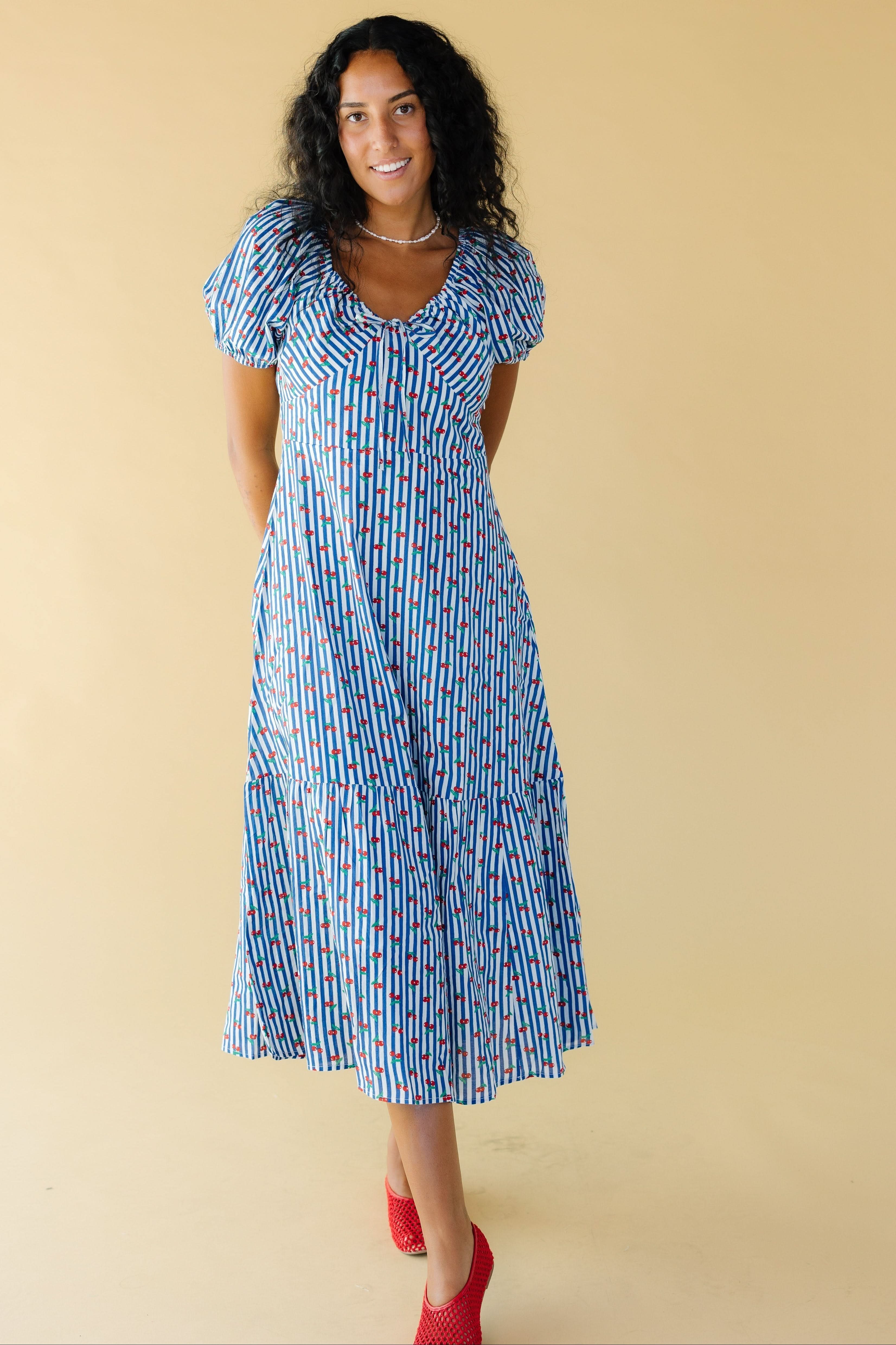 Citrus Alba Stripe Dress - Image 2