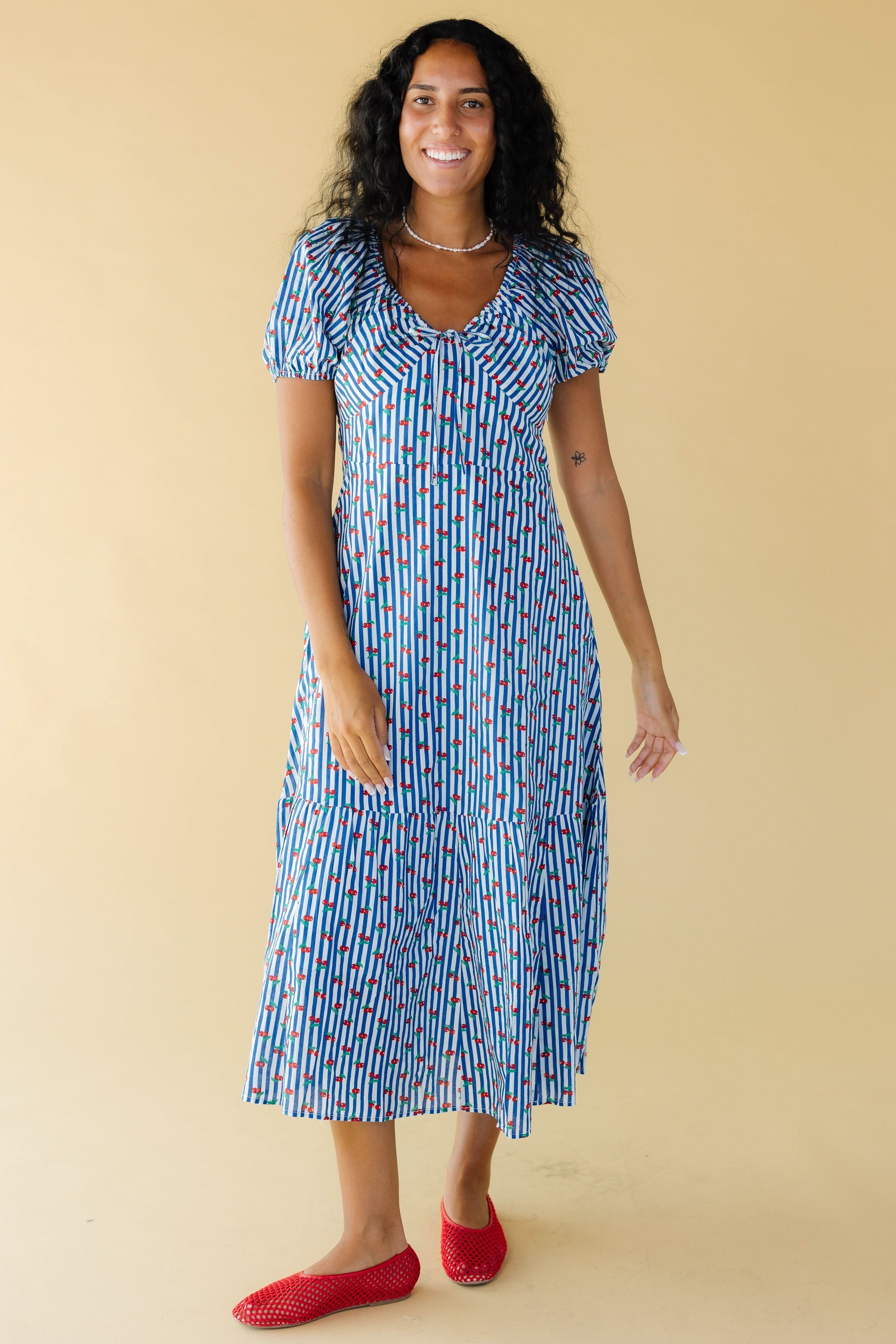 Citrus Alba Stripe Dress - Image 7