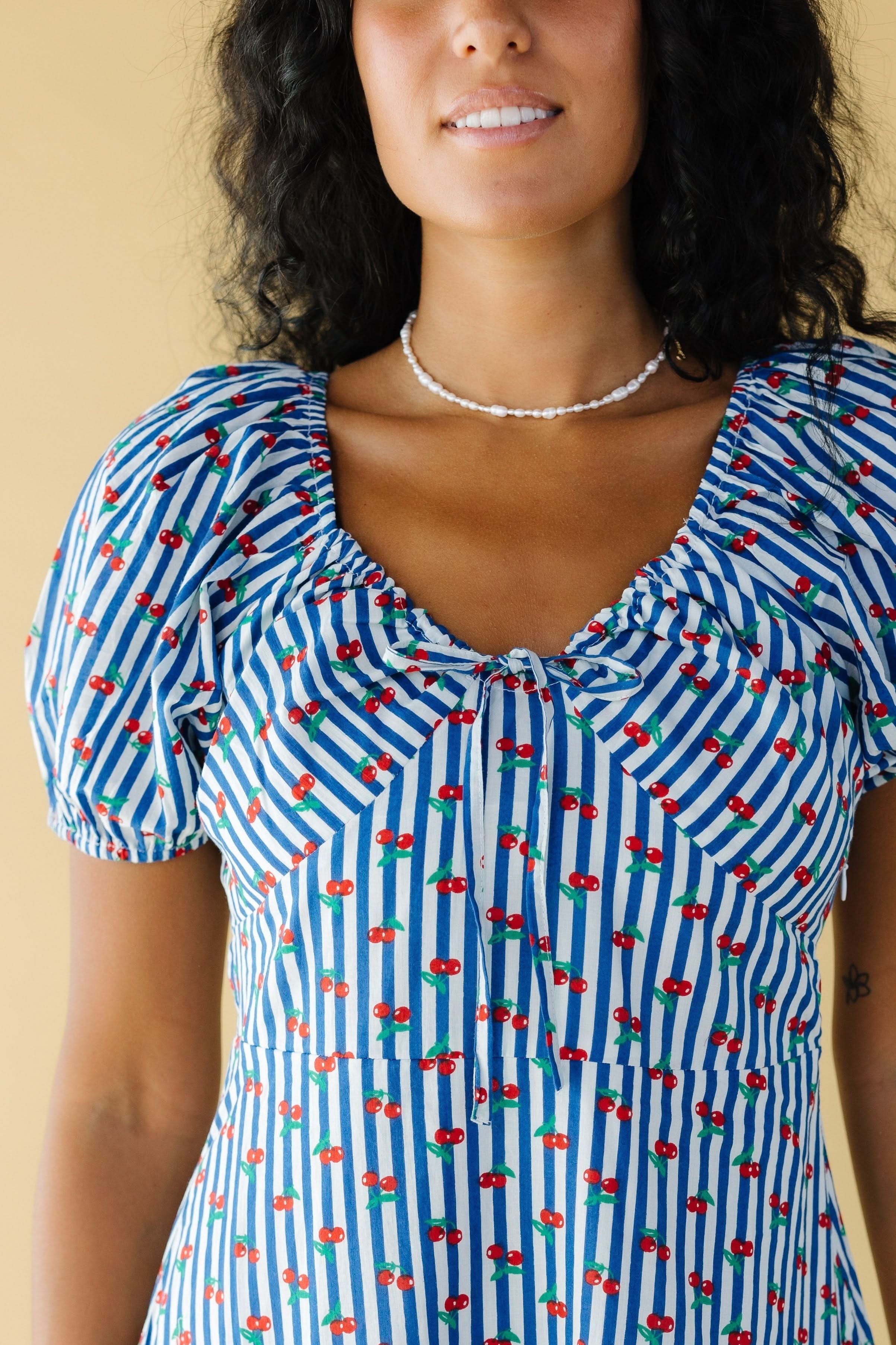 Citrus Alba Stripe Dress - Image 8