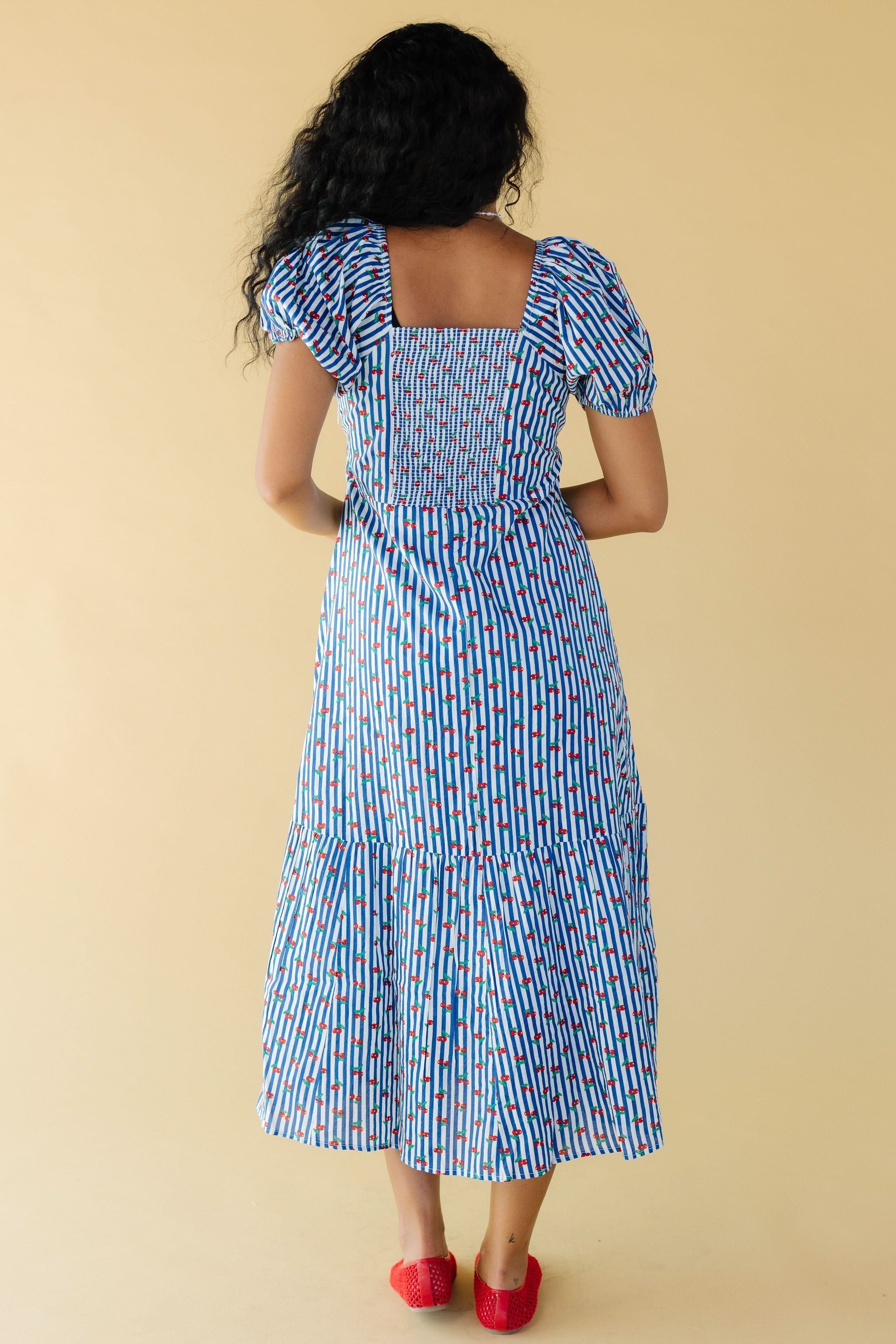 Citrus Alba Stripe Dress - Image 9