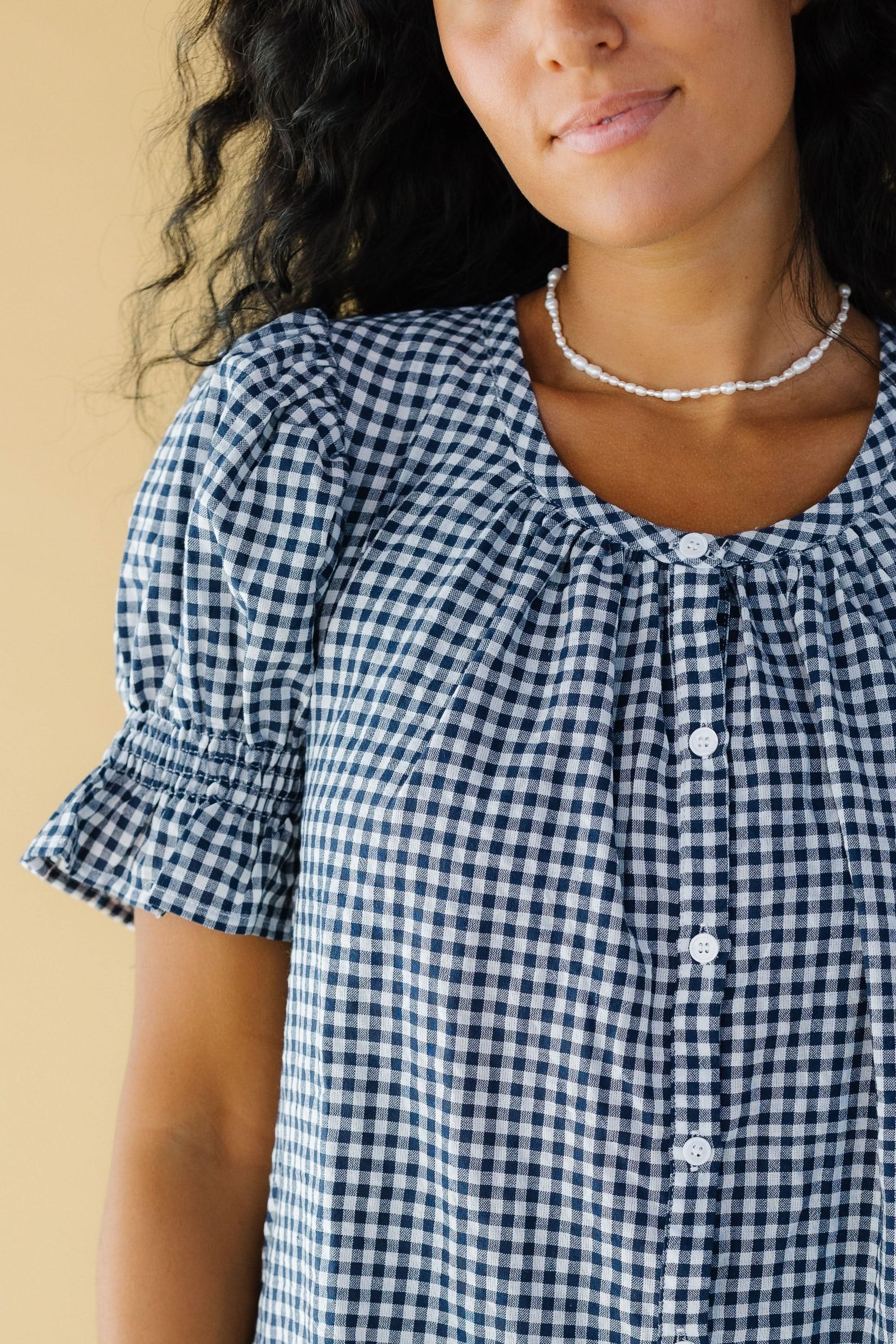 Life of The Party Gingham Dress - Image 3
