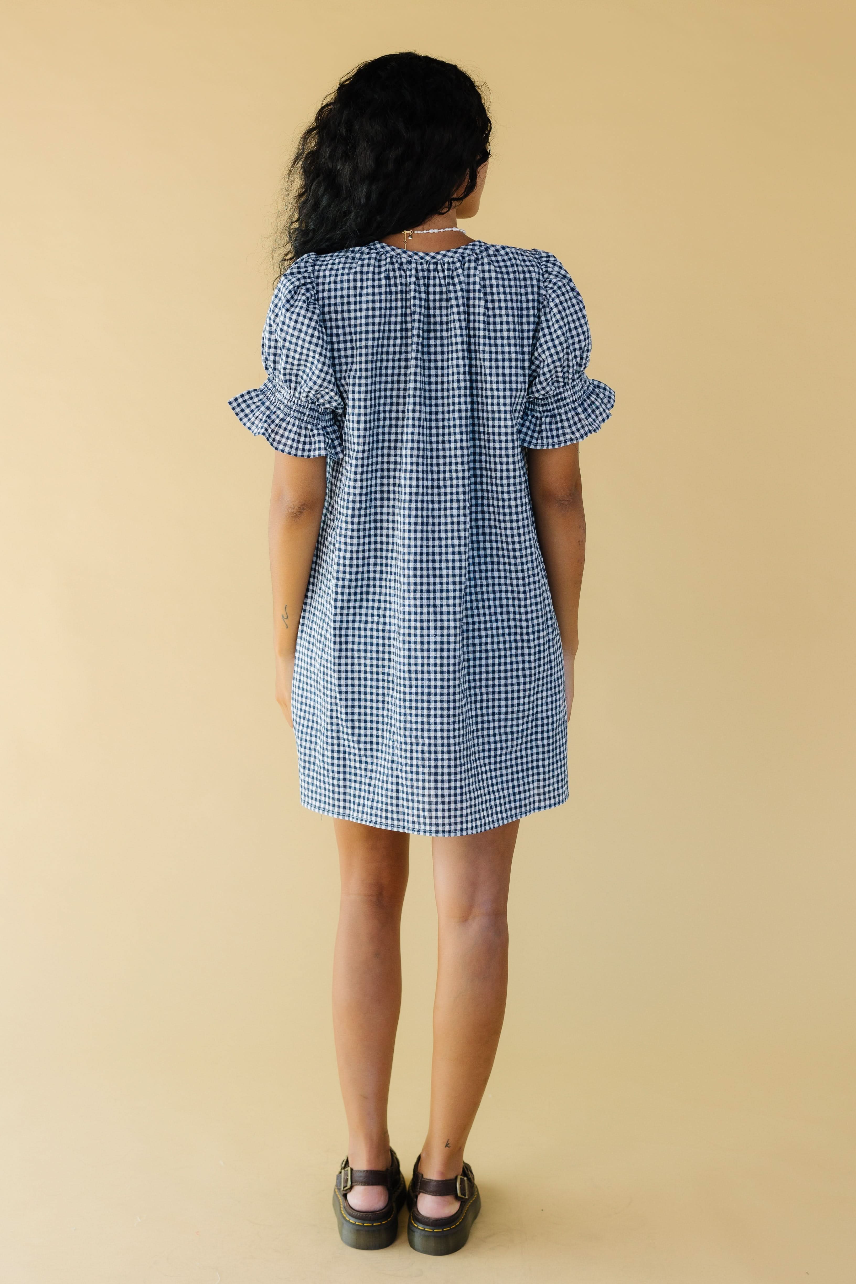 Life of The Party Gingham Dress - Image 4