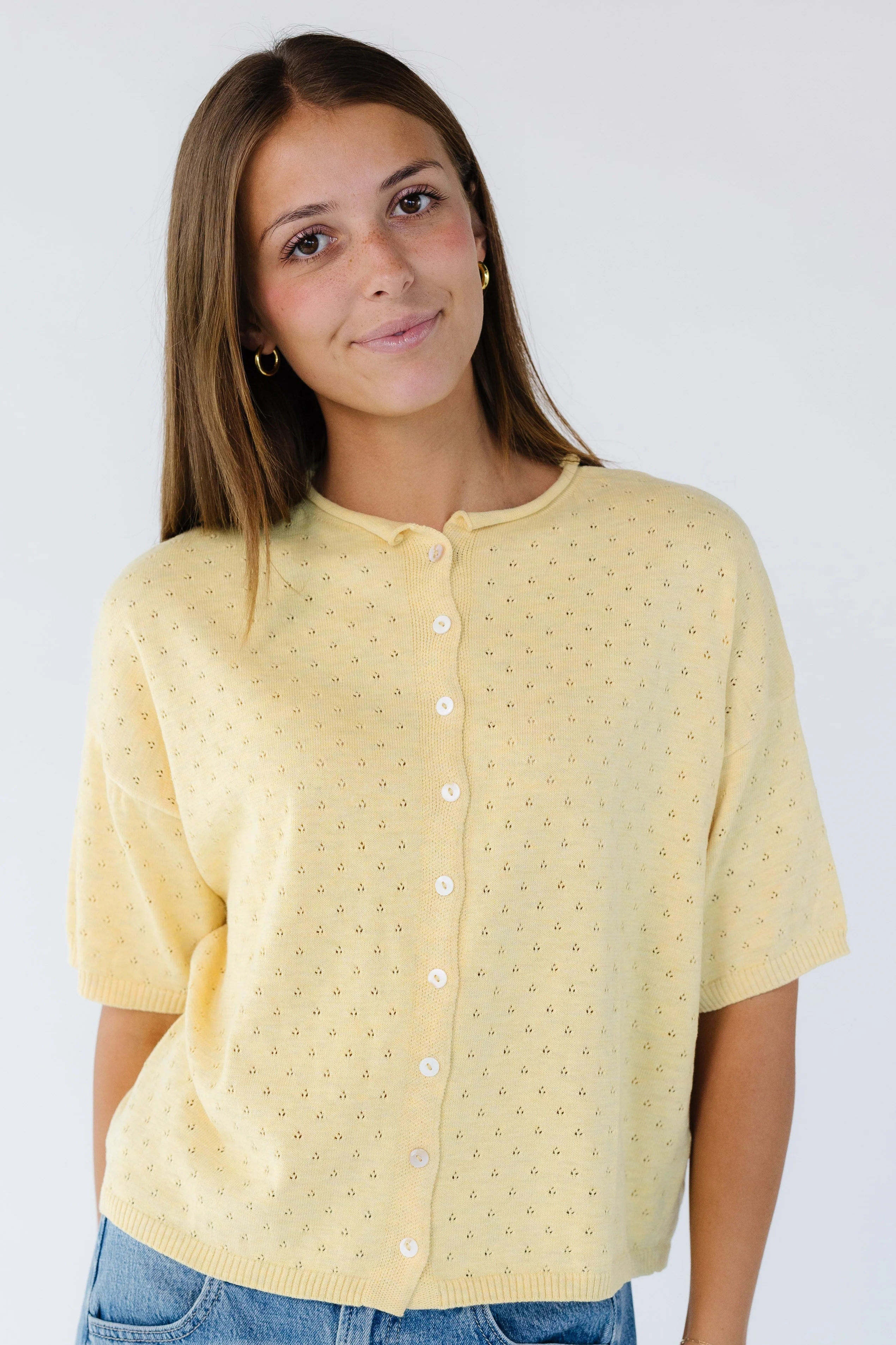 Pointelle Piper Cardigan - Image 6