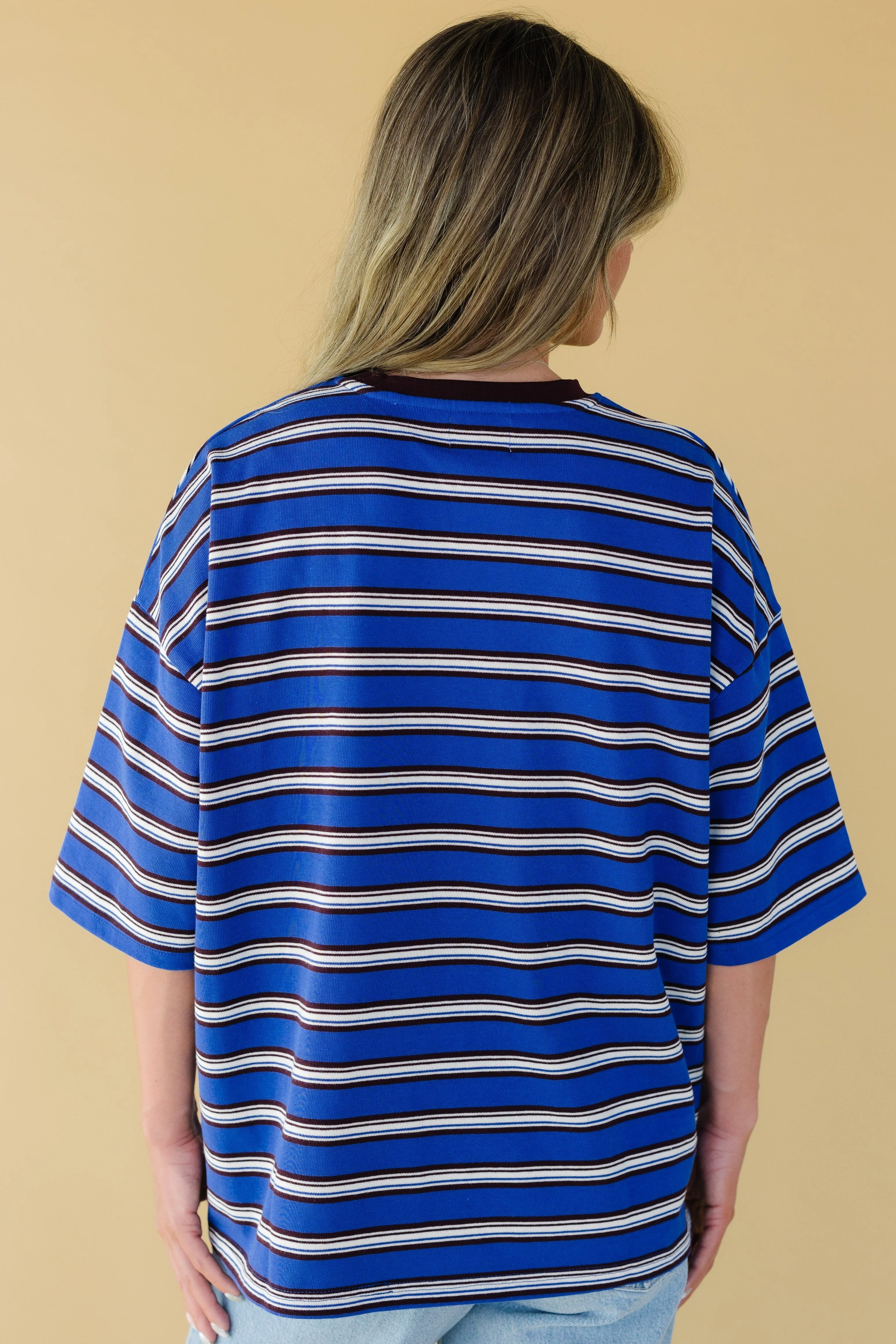 Royalty Oversized Striped Tee - Image 4