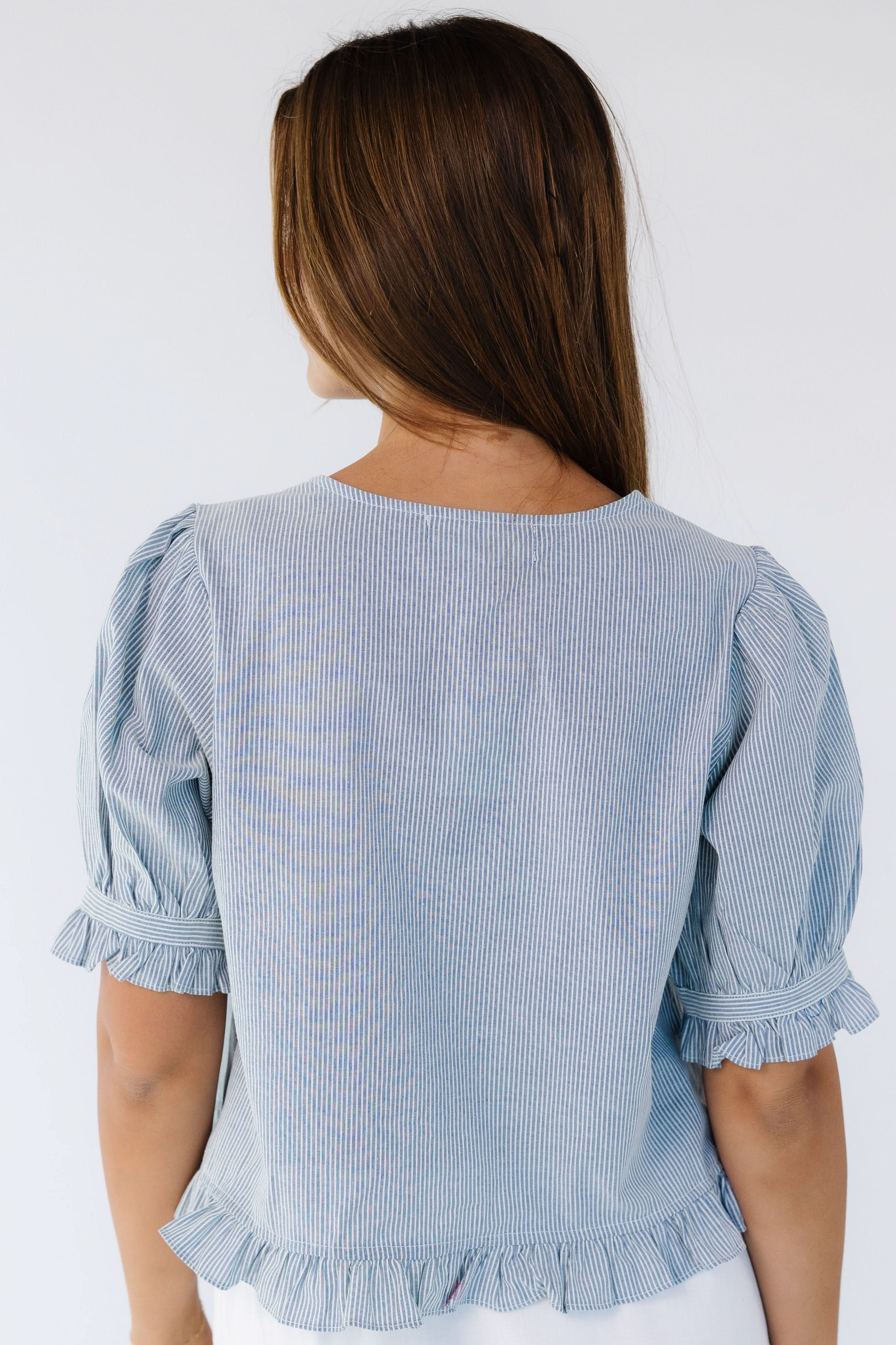 Serina Stripe Top - Image 4