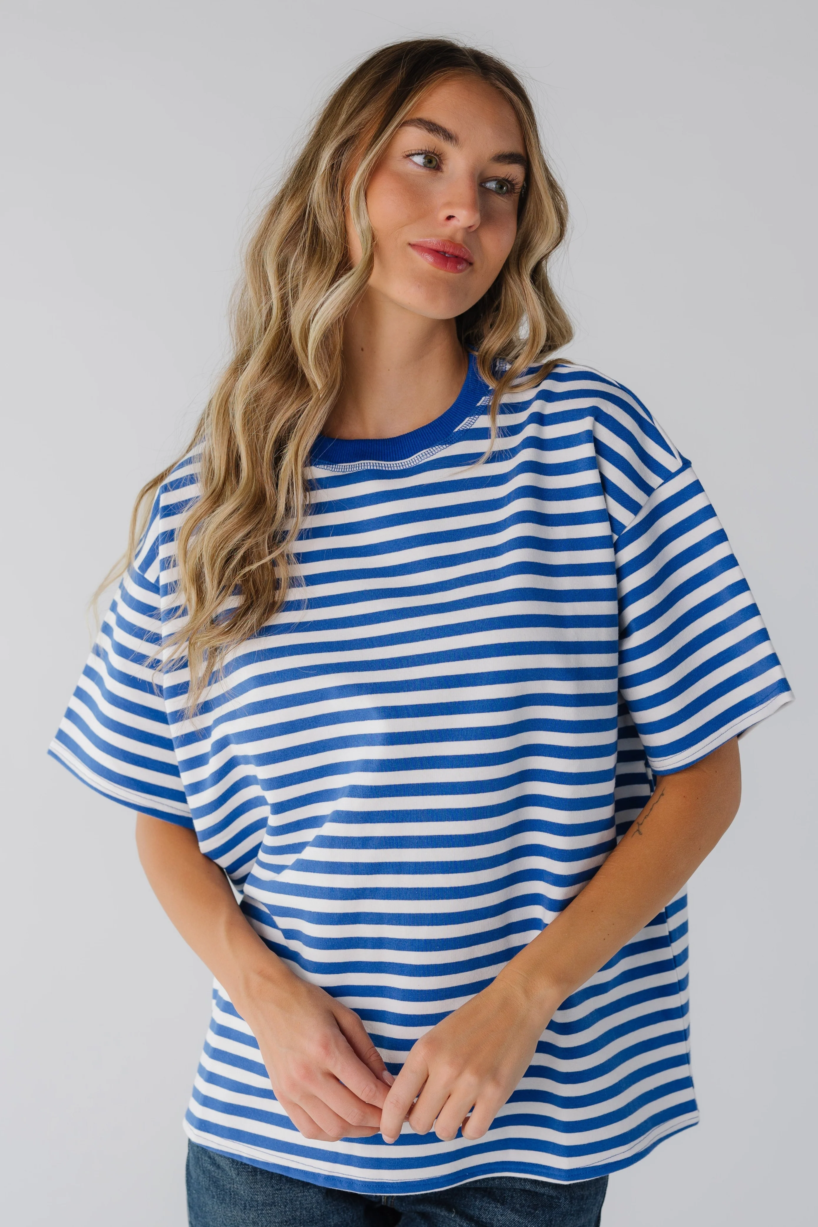 Oversized Stripe T-shirt - Image 3