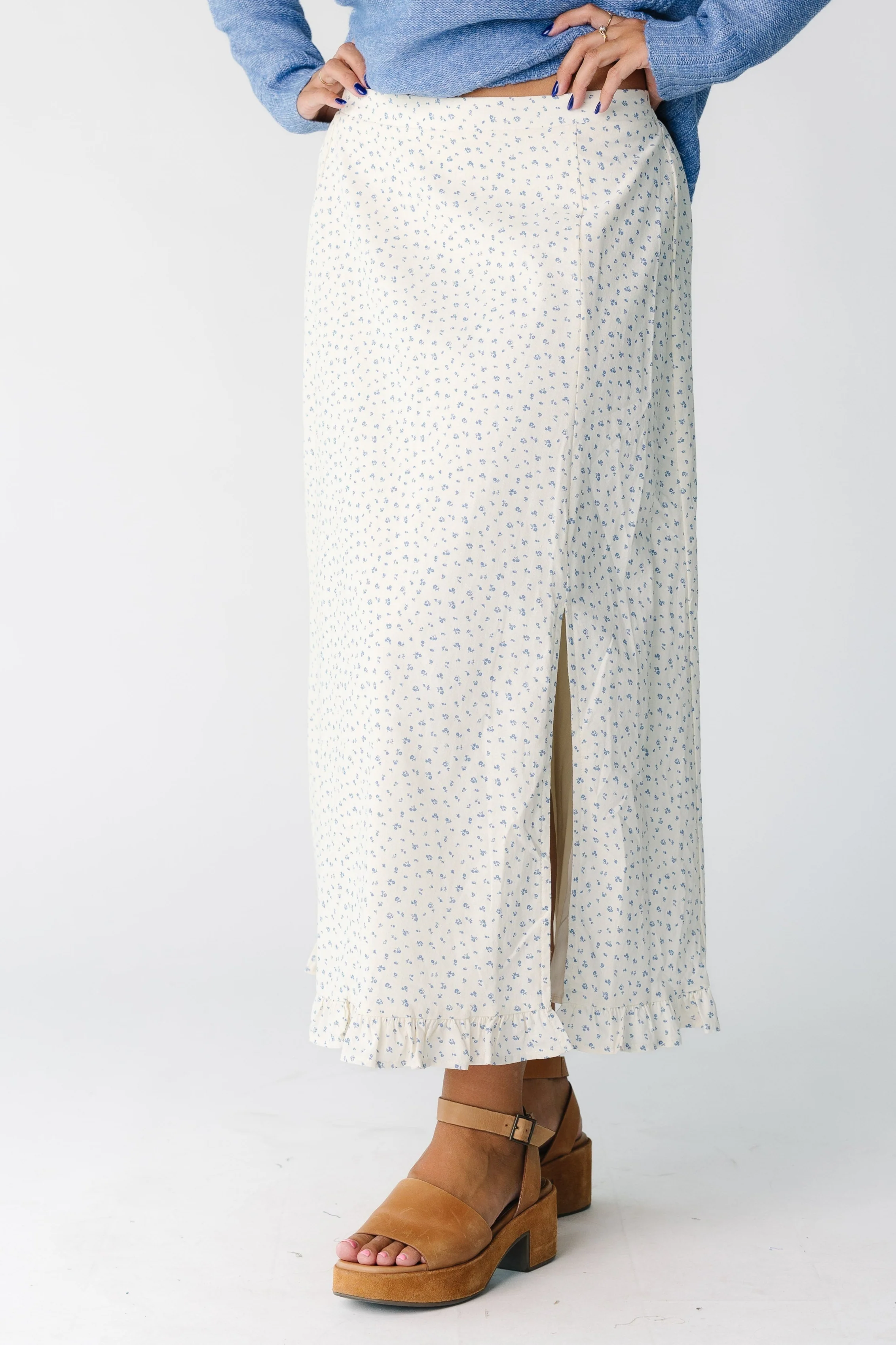 Pansy Floral Skirt - Image 3