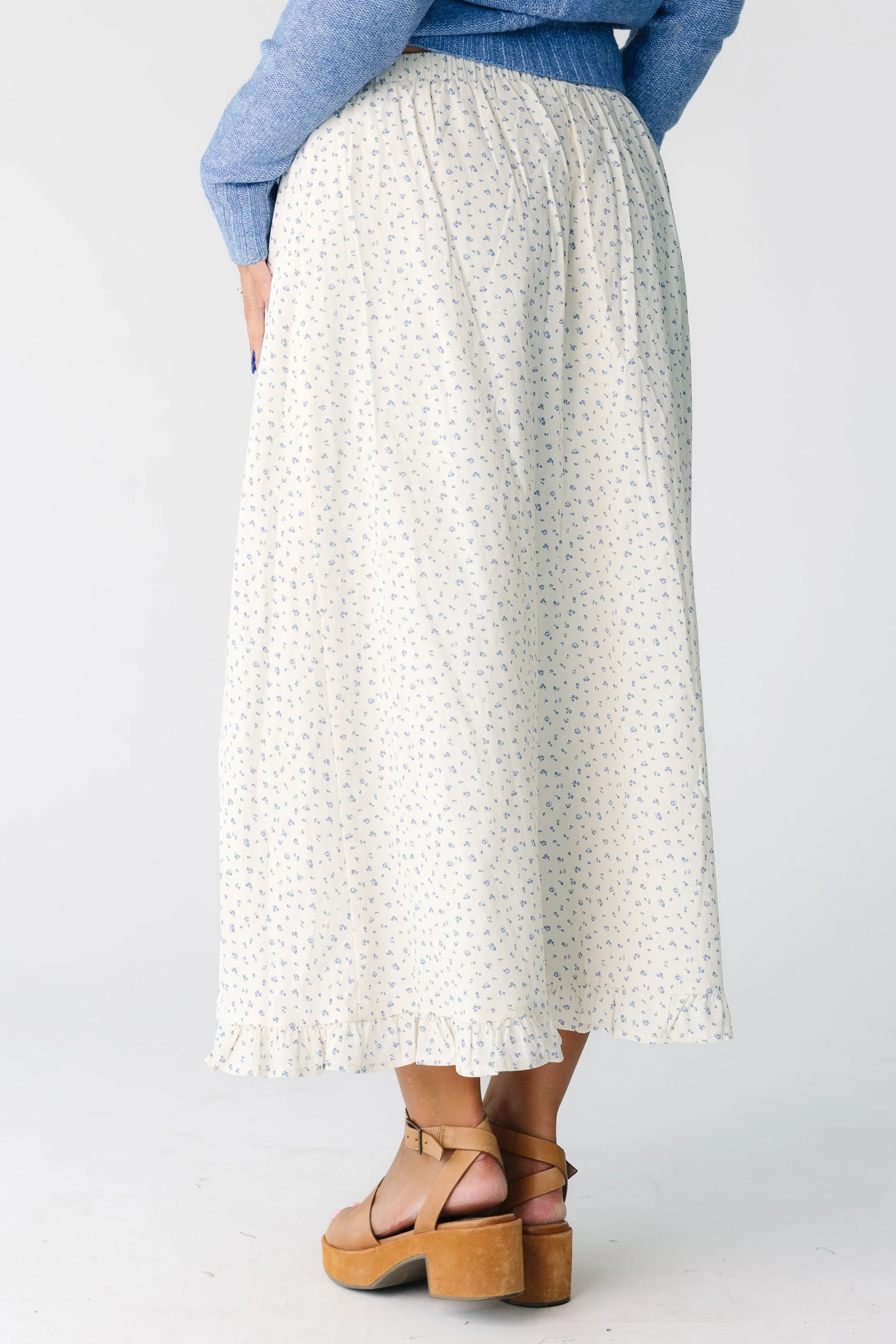 Pansy Floral Skirt - Image 4